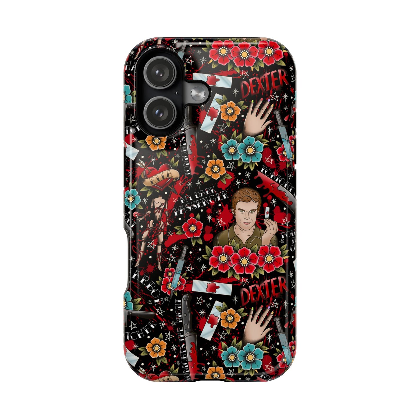 Dark Passenger MagSafe Tough Phone Case | Shockproof | iPhone Case | Crime Phone Case |