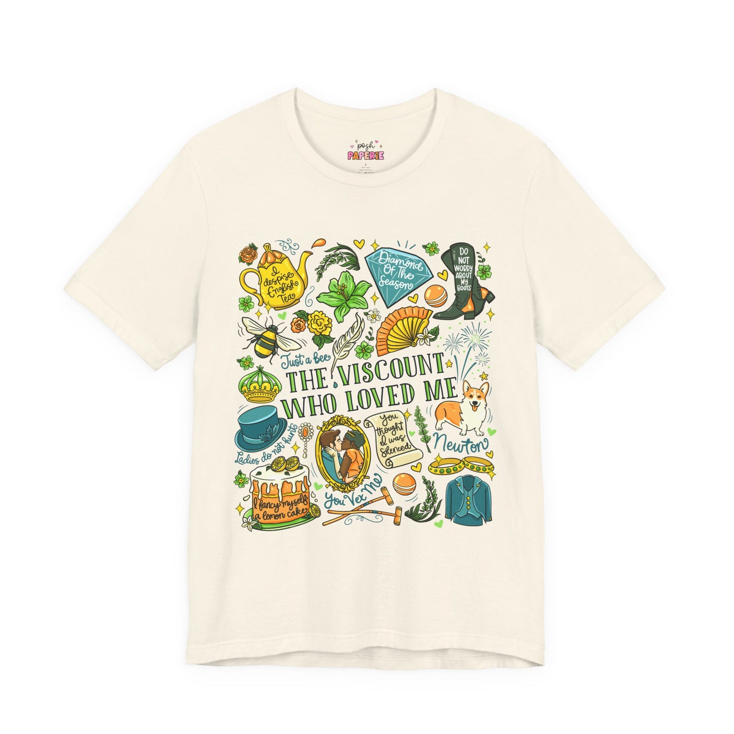 The Viscount Who Loved Me T-Shirt | Graphic Tee | Bookish Merch |