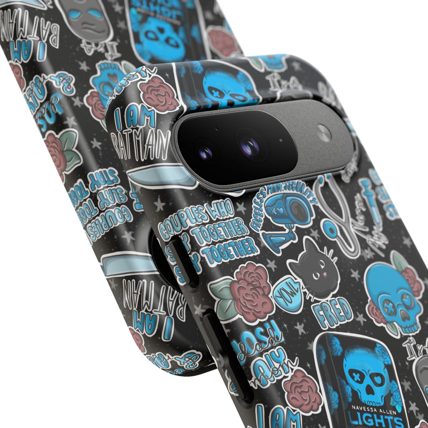 Lights Out Tough Phone Case | Shockproof | Samsung Case | Google Case | Bookish
