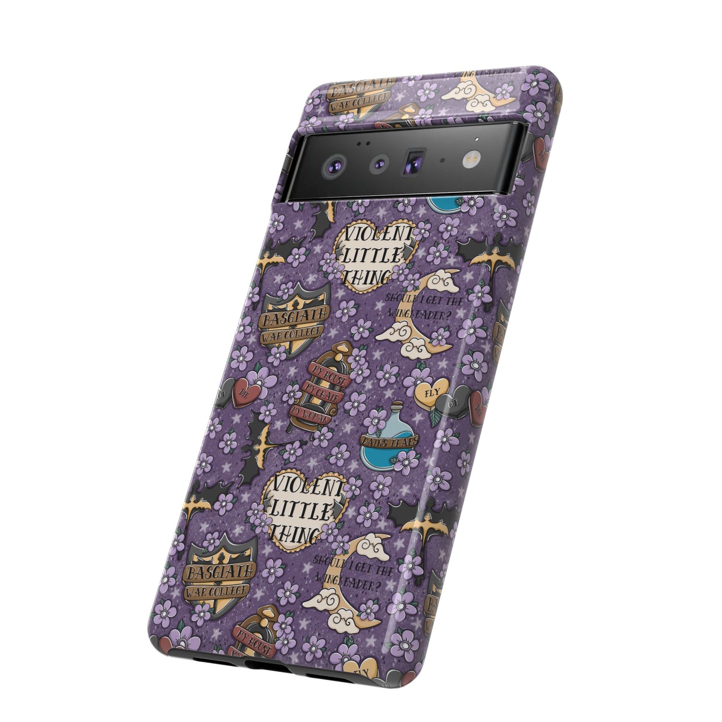 Violent Little Thing Tough Phone Case | Shockproof | Samsung Case | Google Case | Bookish
