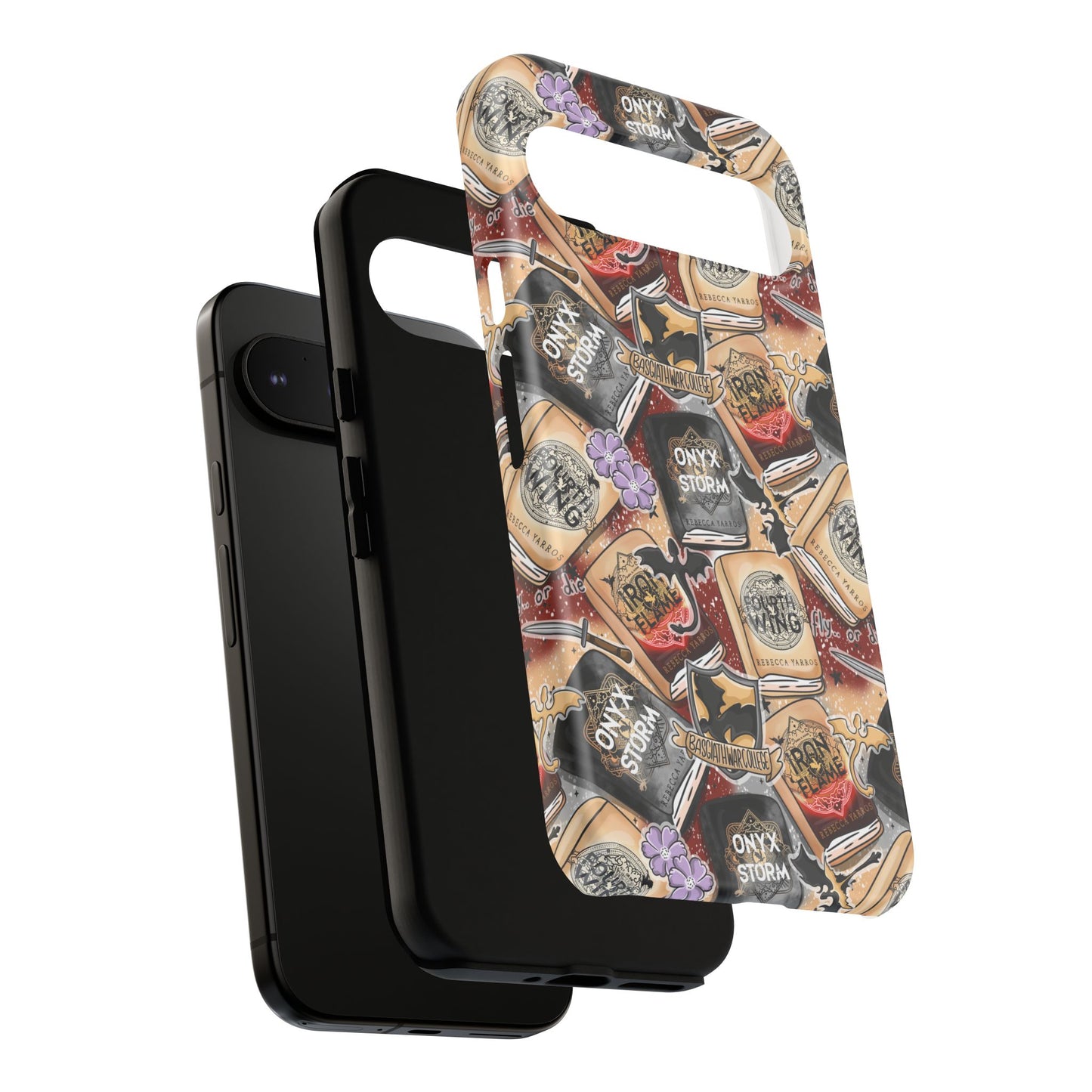 Fourth Wing Tough Phone Case | Shockproof | Samsung Case | Google Case | Bookish