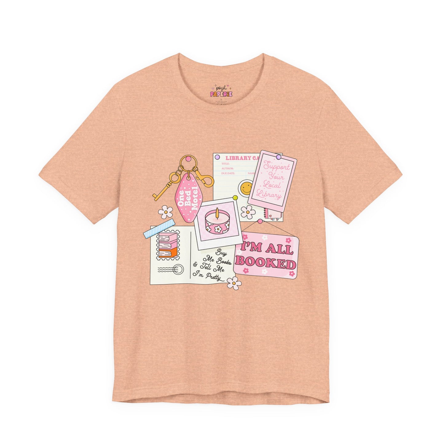 I'm All Booked Shirt | Graphic Tee | Bookish Merch |