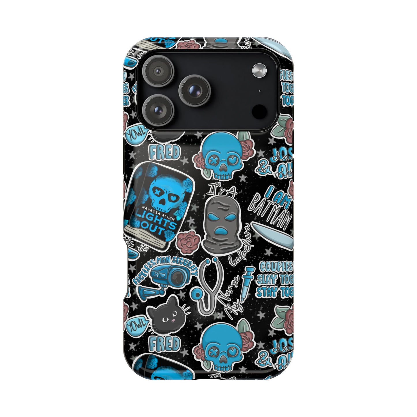 Lights Out MagSafe Tough Phone Case | Shockproof | iPhone Case | Bookish Phone Case |