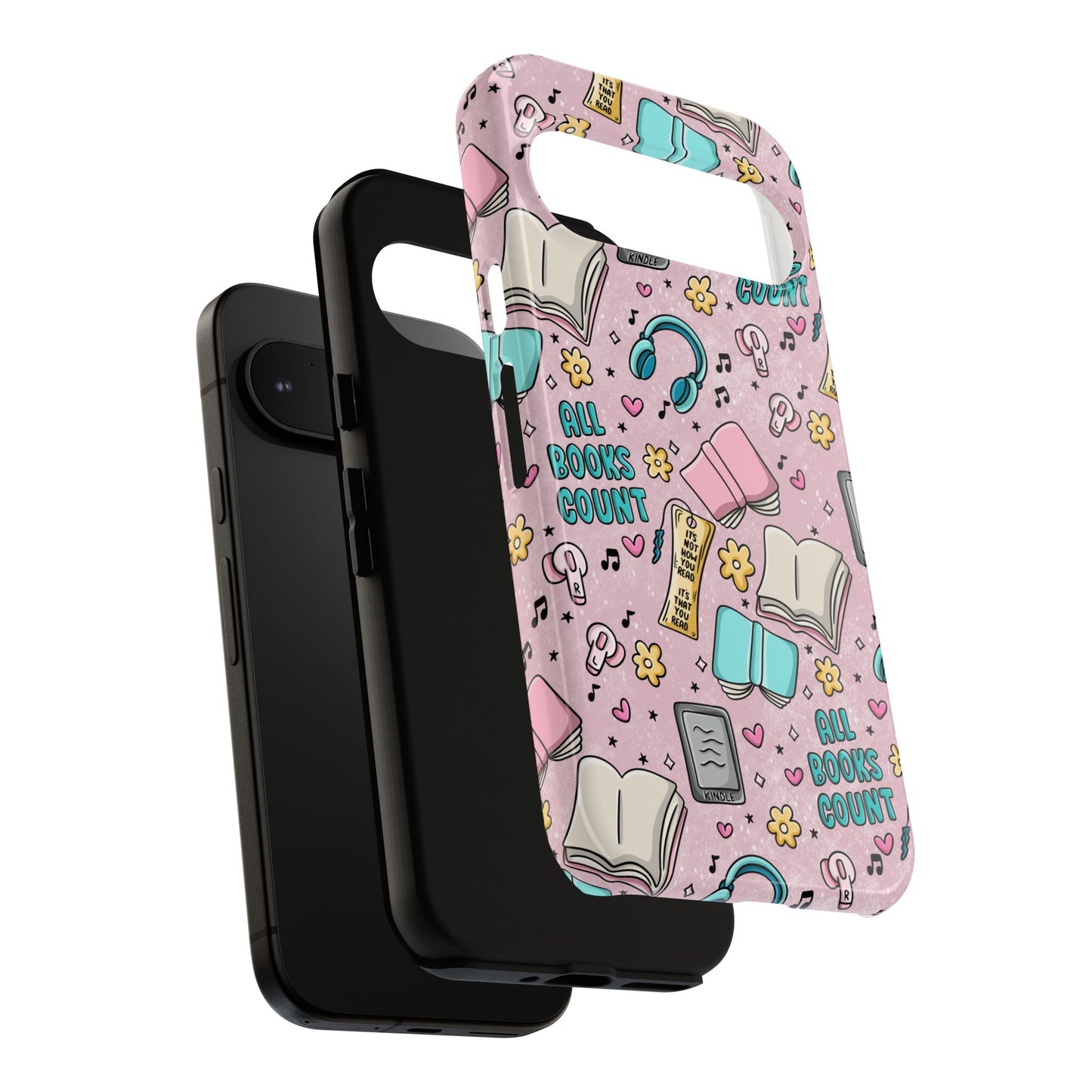 All Books Count Tough Phone Case | Shockproof | Samsung Case | Google Case | Bookish