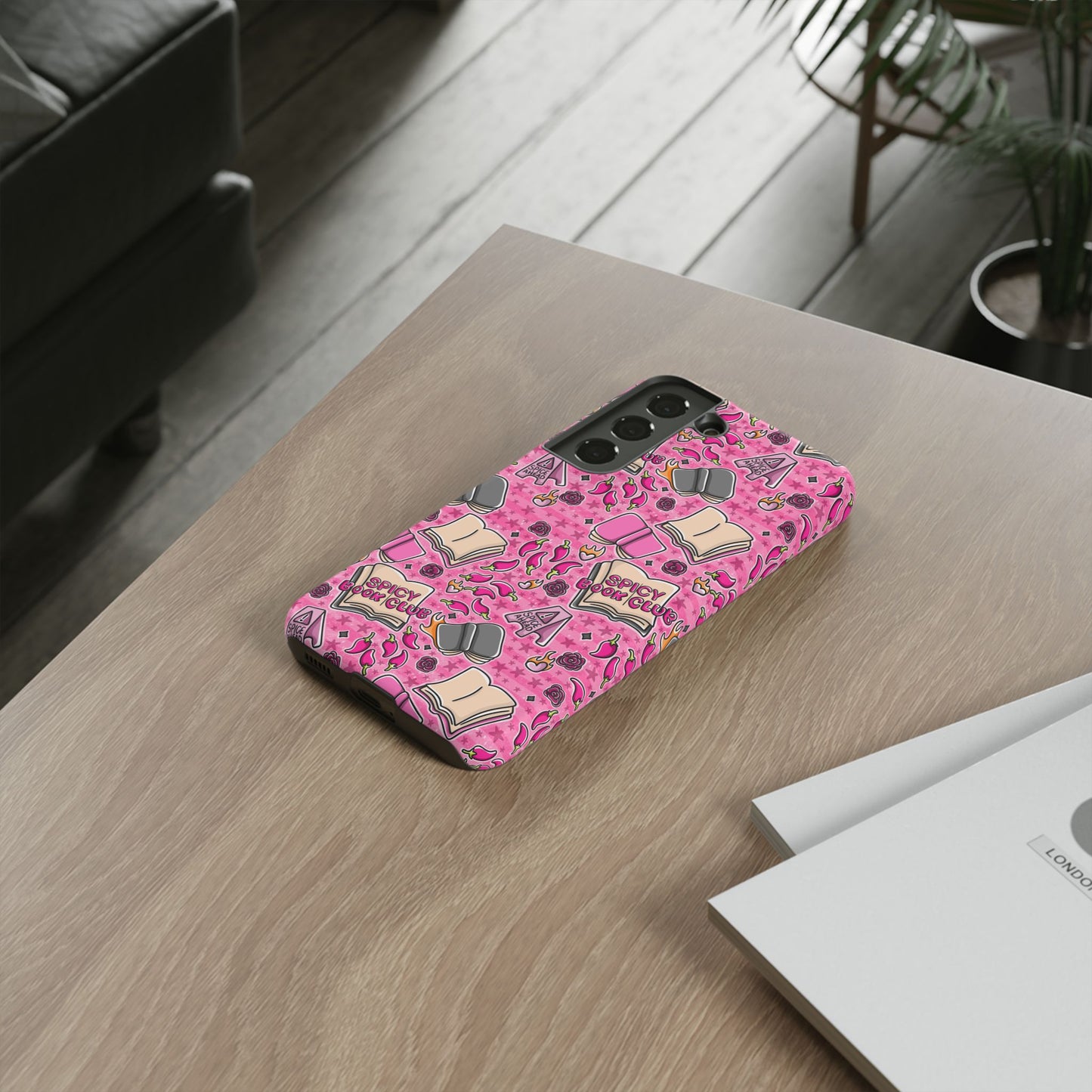 Spicy Book Club Tough Phone Case | Shockproof | Samsung Case | Google Case | Bookish