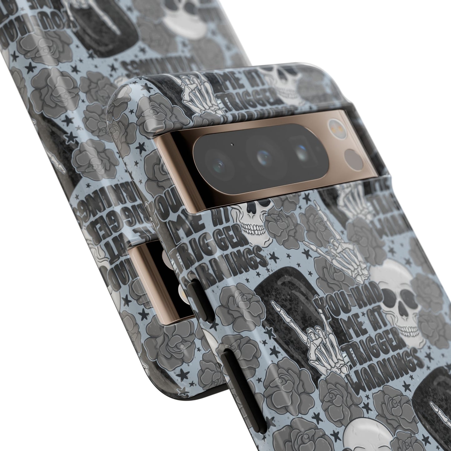 Trigger Warning Tough Phone Case | Shockproof | Samsung Case | Google Case | Bookish