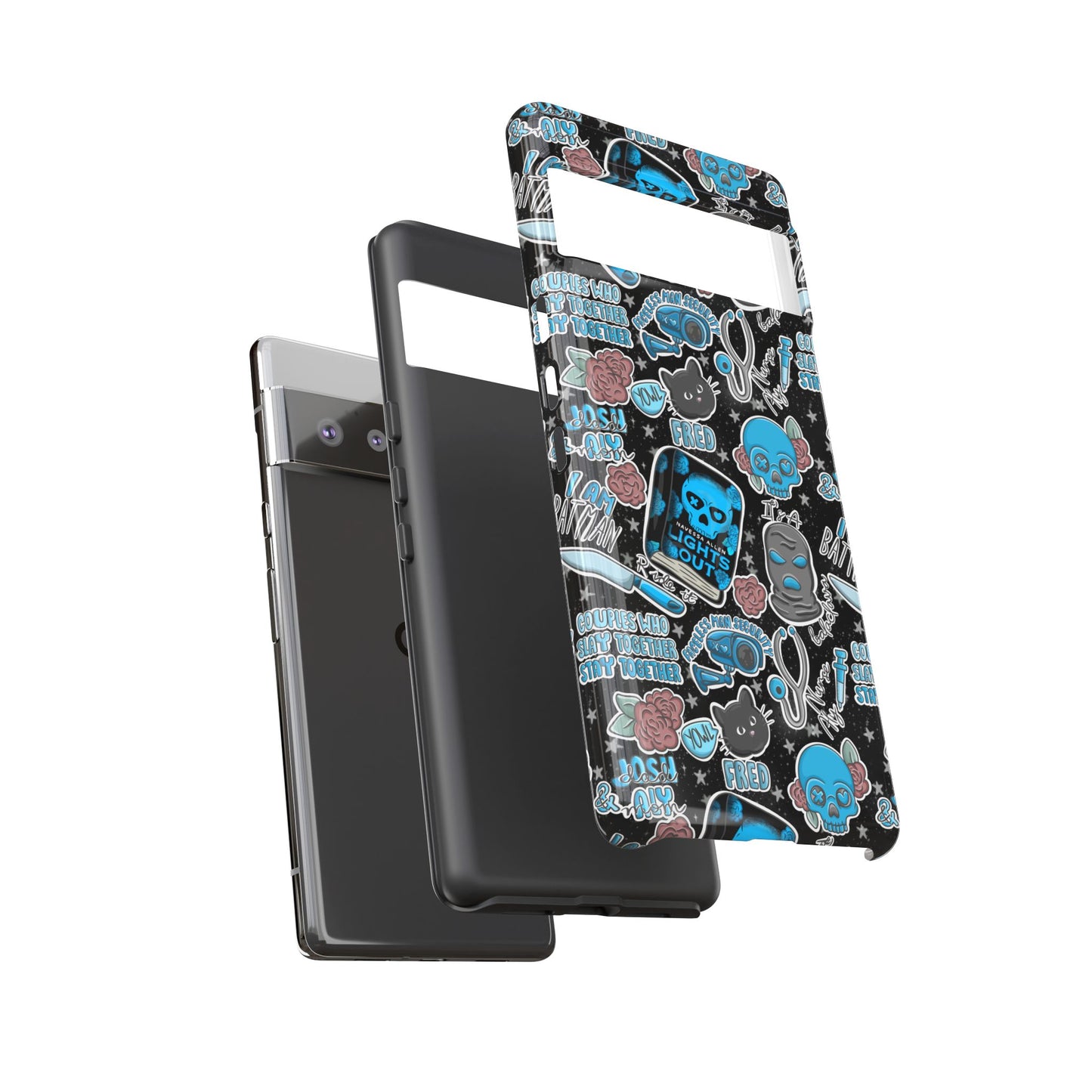 Lights Out Tough Phone Case | Shockproof | Samsung Case | Google Case | Bookish
