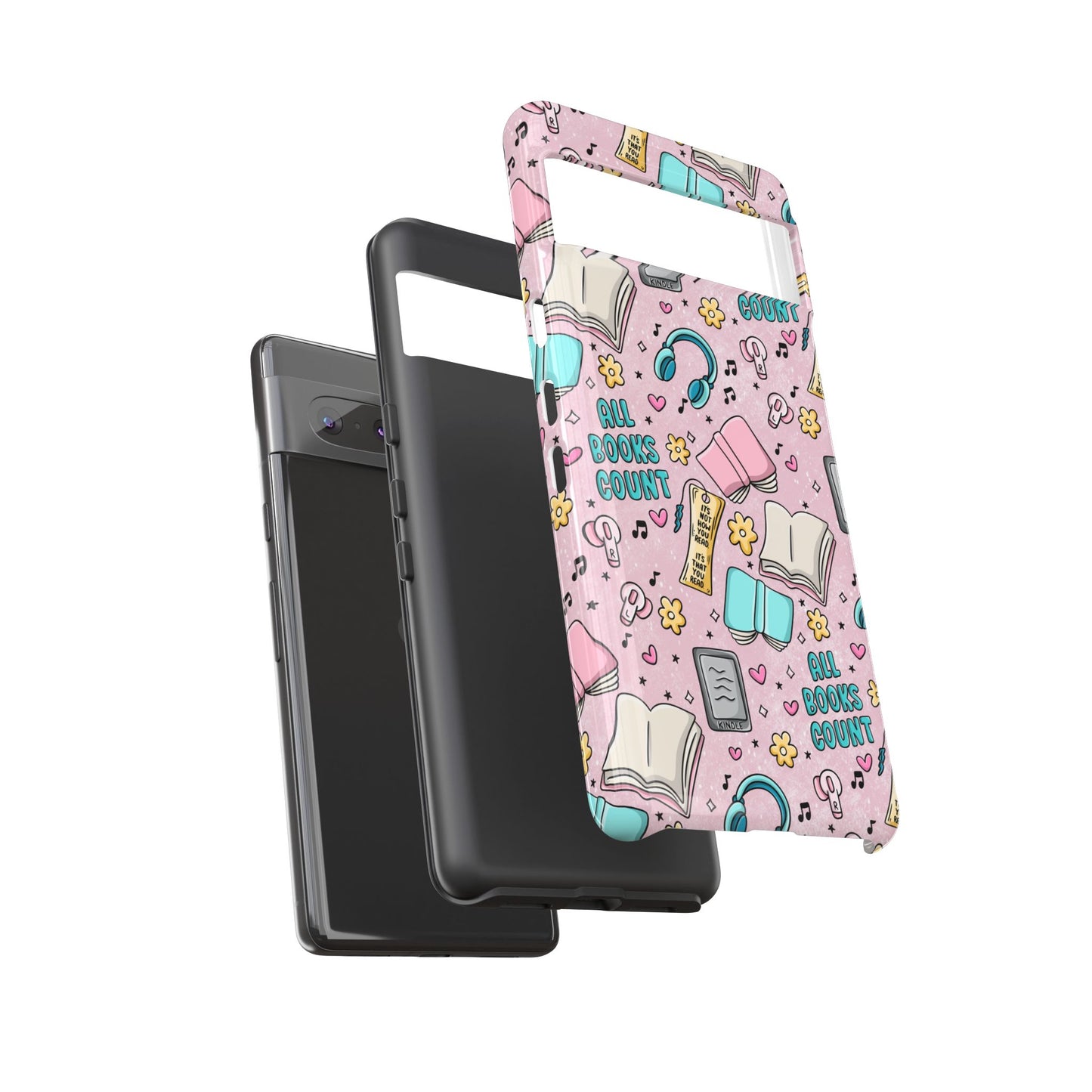 All Books Count Tough Phone Case | Shockproof | Samsung Case | Google Case | Bookish