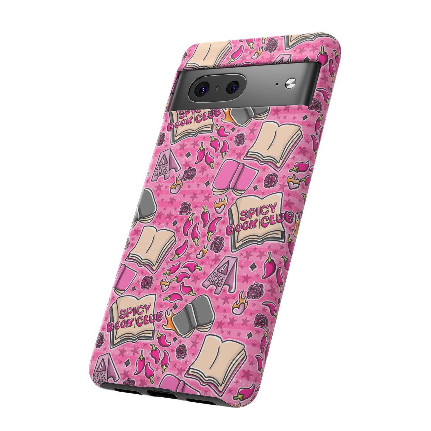Spicy Book Club Tough Phone Case | Shockproof | Samsung Case | Google Case | Bookish