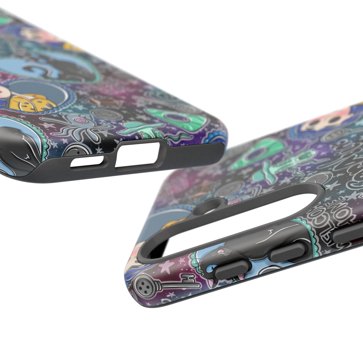 Button Girl Tough Phone Case | Shockproof | Samsung Case | Google Case |