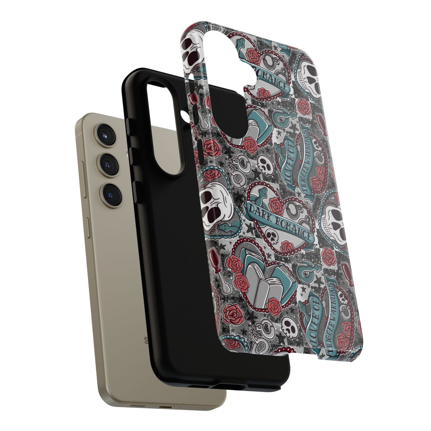 Dark Romance Tough Phone Case | Shockproof | Samsung Case | Google Case | Bookish