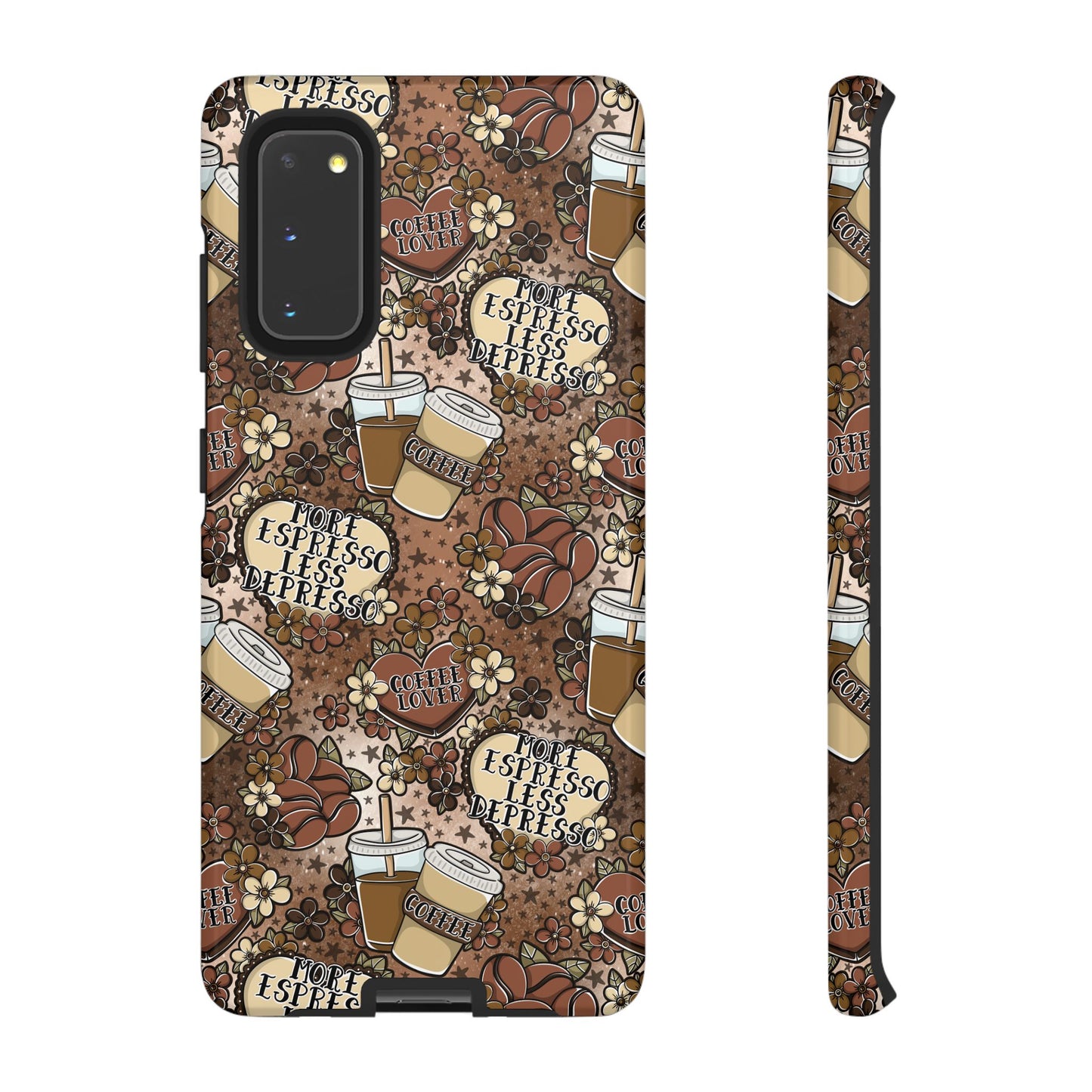 Coffee Lover Tough Phone Case | Shockproof | Samsung Case | Google Case | Iced Coffee