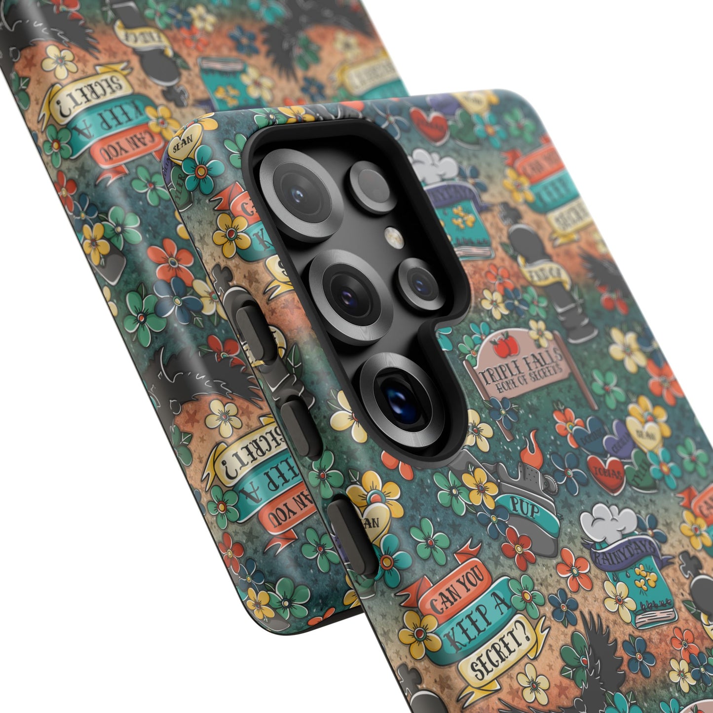 Triple Falls Tough Phone Case | Shockproof | Samsung Case | Google Case | Bookish