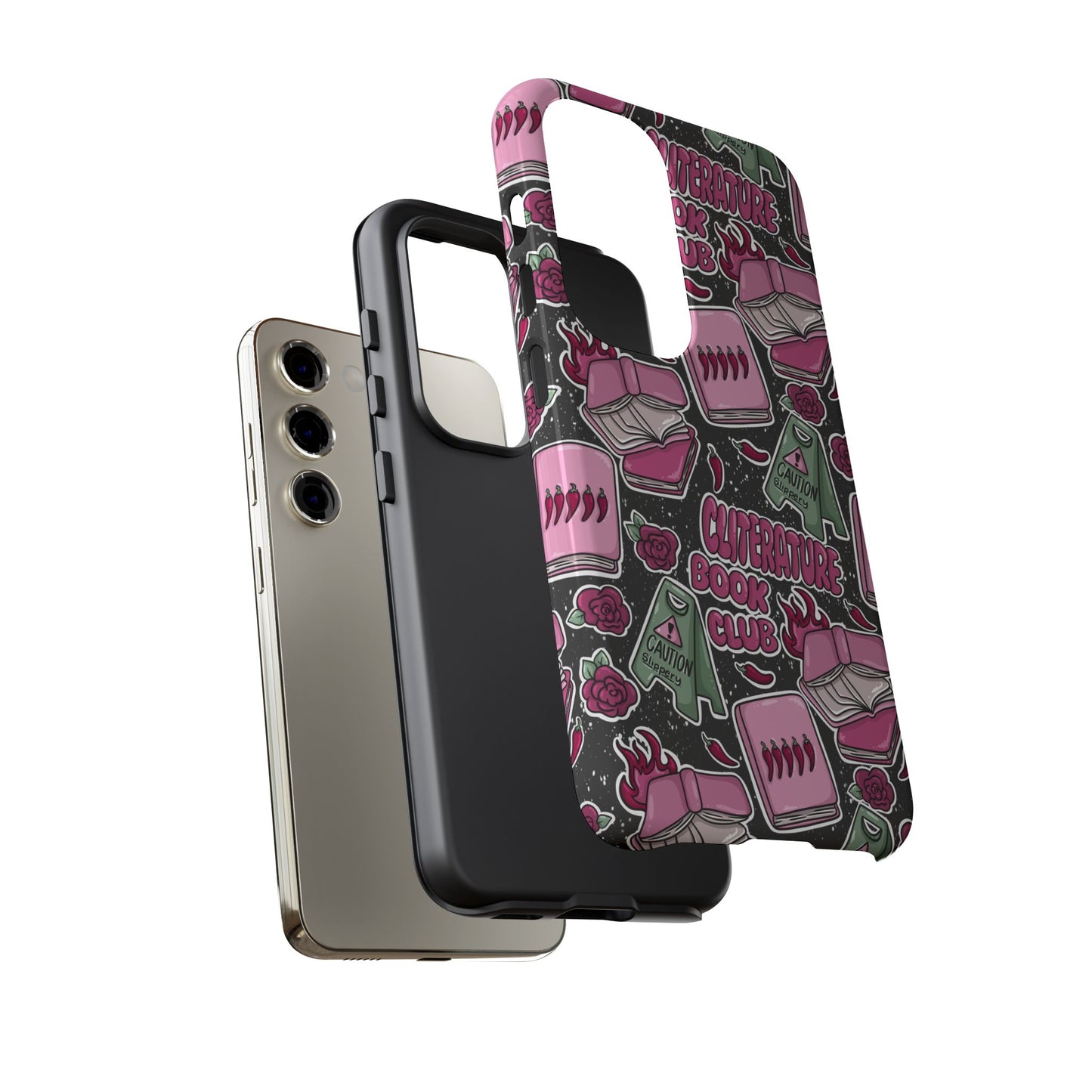 Cliterature Book Club Tough Phone Case | Shockproof | Samsung Case | Google Case | Bookish