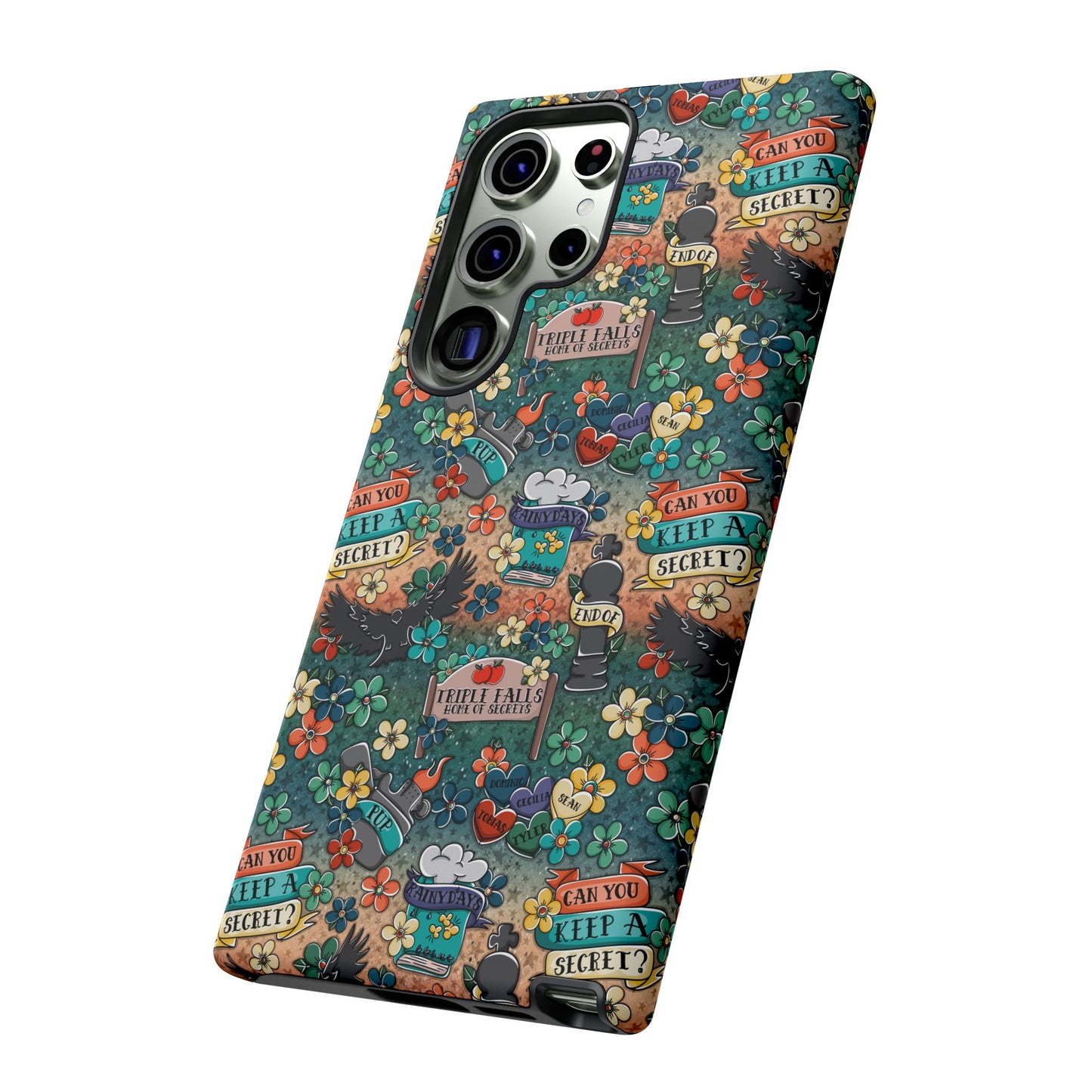 Triple Falls Tough Phone Case | Shockproof | Samsung Case | Google Case | Bookish