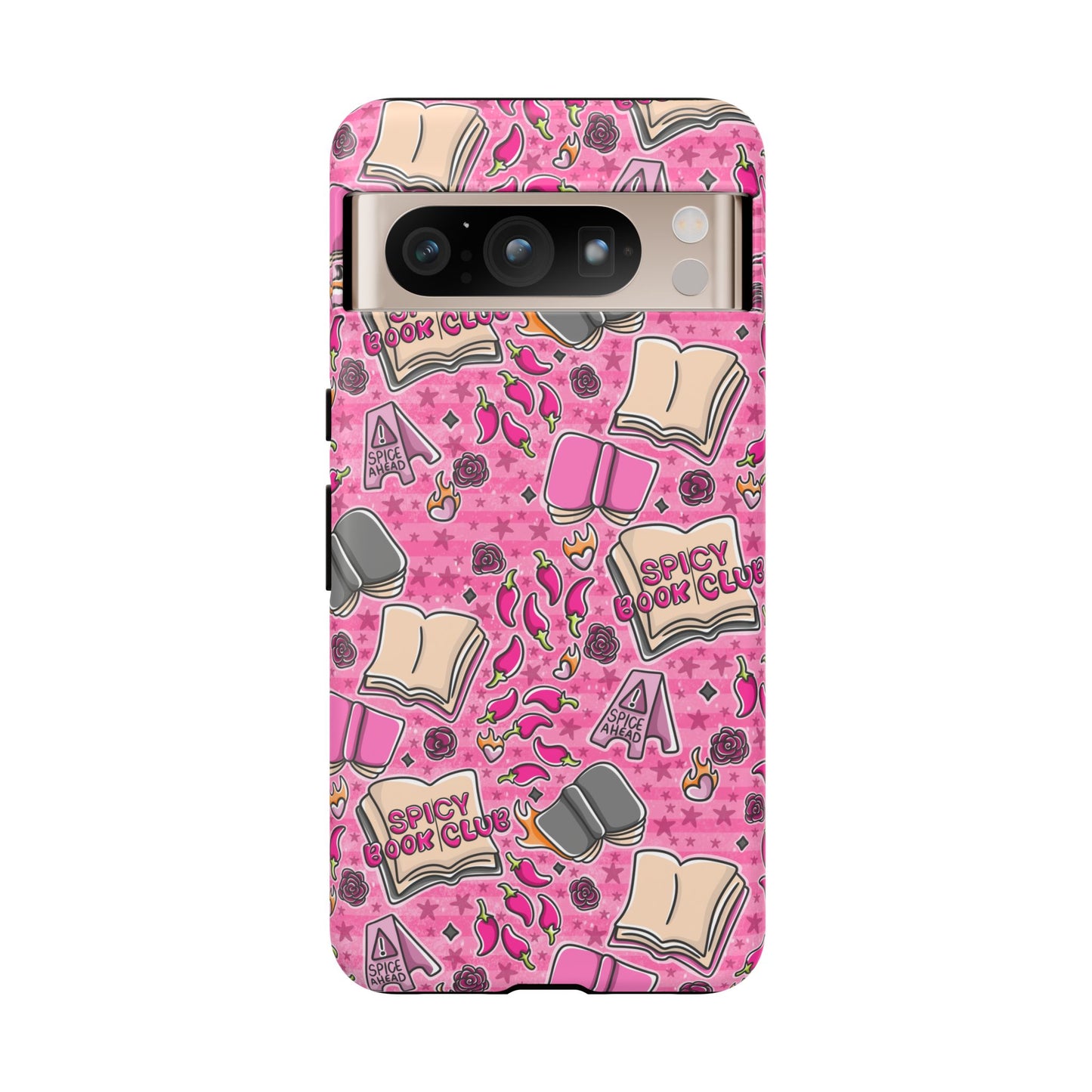 Spicy Book Club Tough Phone Case | Shockproof | Samsung Case | Google Case | Bookish