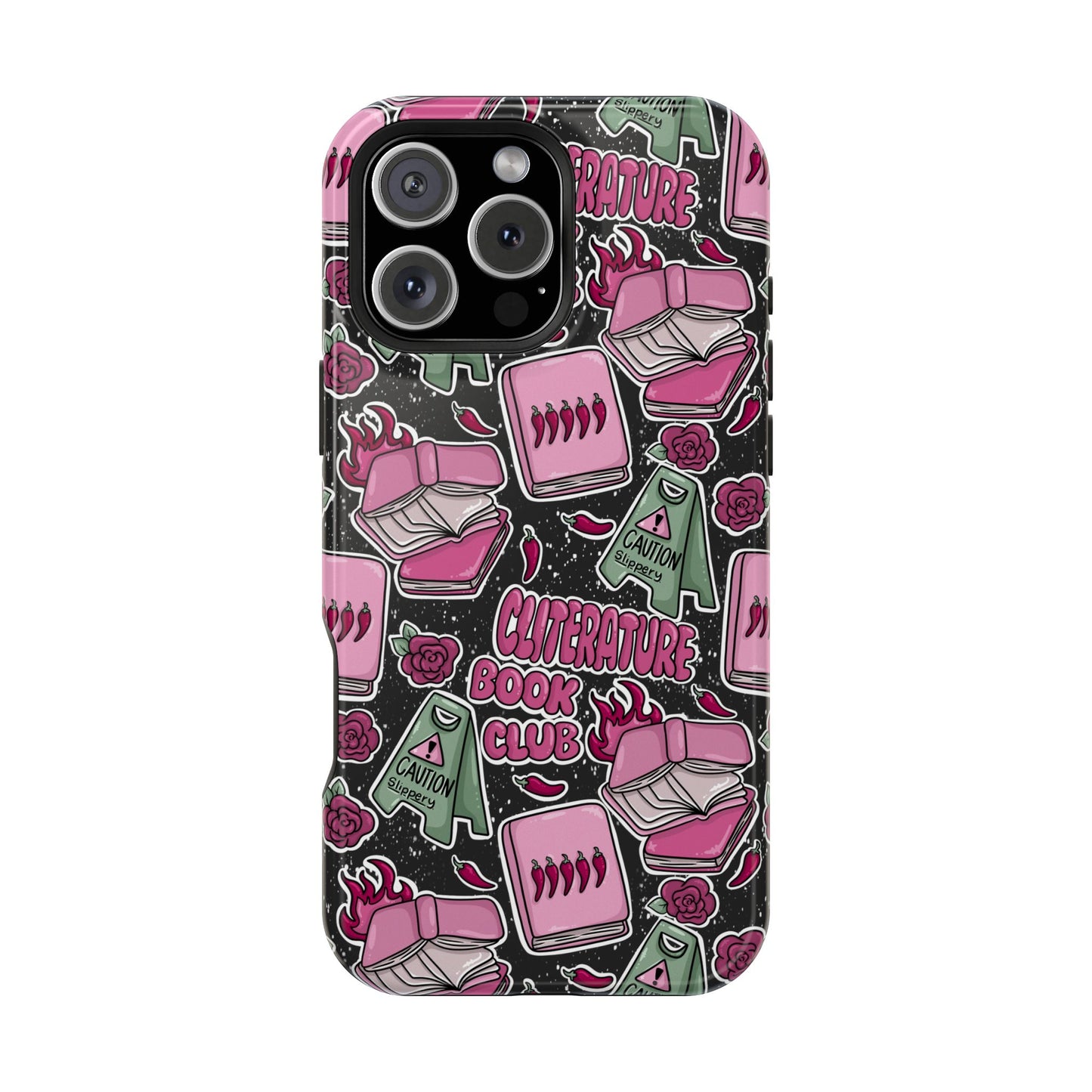 Cliterature Book Club MagSafe Tough Phone Case | Shockproof | iPhone Case | Bookish Phone Case |