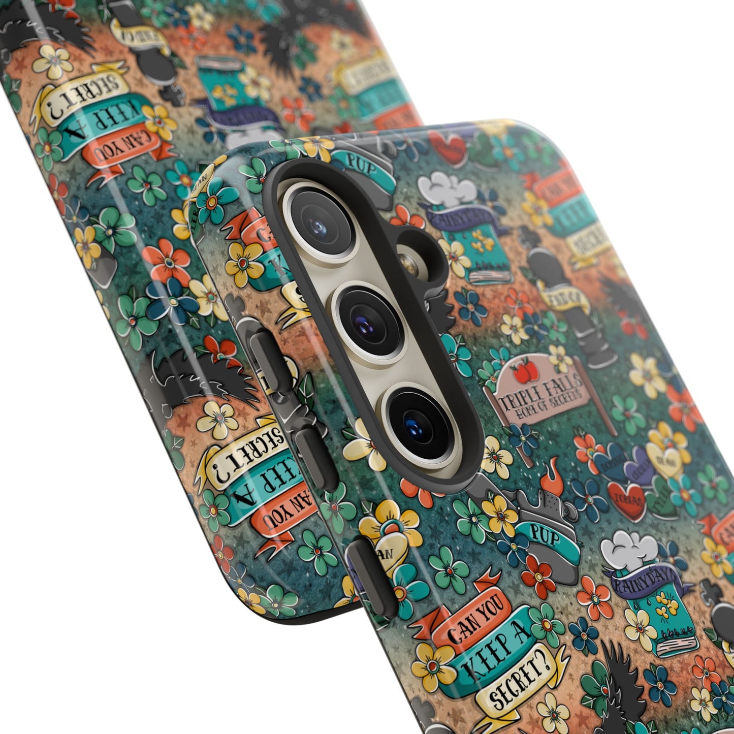 Triple Falls Tough Phone Case | Shockproof | Samsung Case | Google Case | Bookish