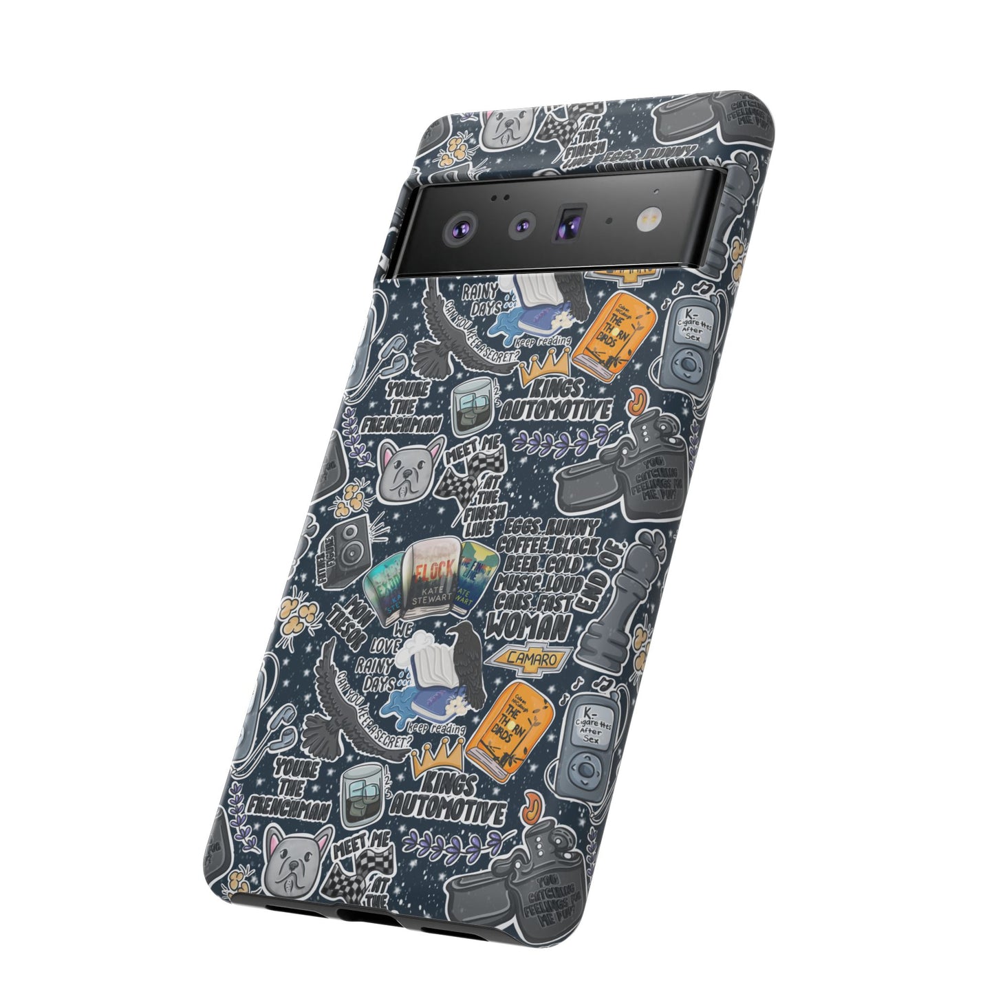 Triple Falls Tough Phone Case | Shockproof | Samsung Case | Google Case | Bookish