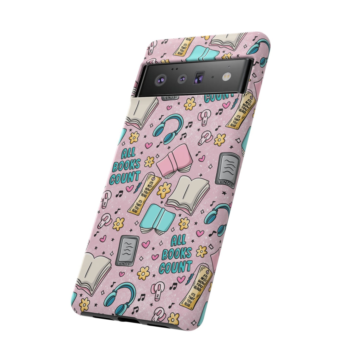 All Books Count Tough Phone Case | Shockproof | Samsung Case | Google Case | Bookish