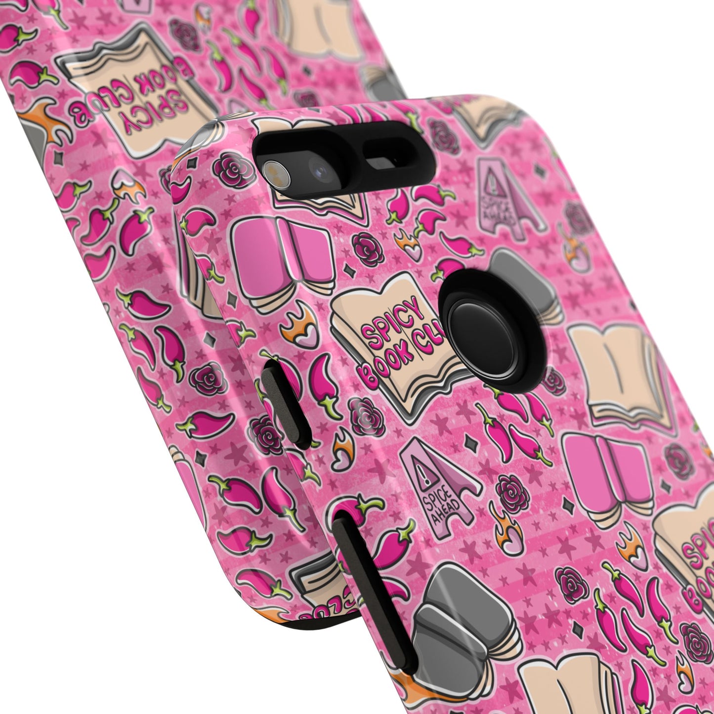 Spicy Book Club Tough Phone Case | Shockproof | Samsung Case | Google Case | Bookish