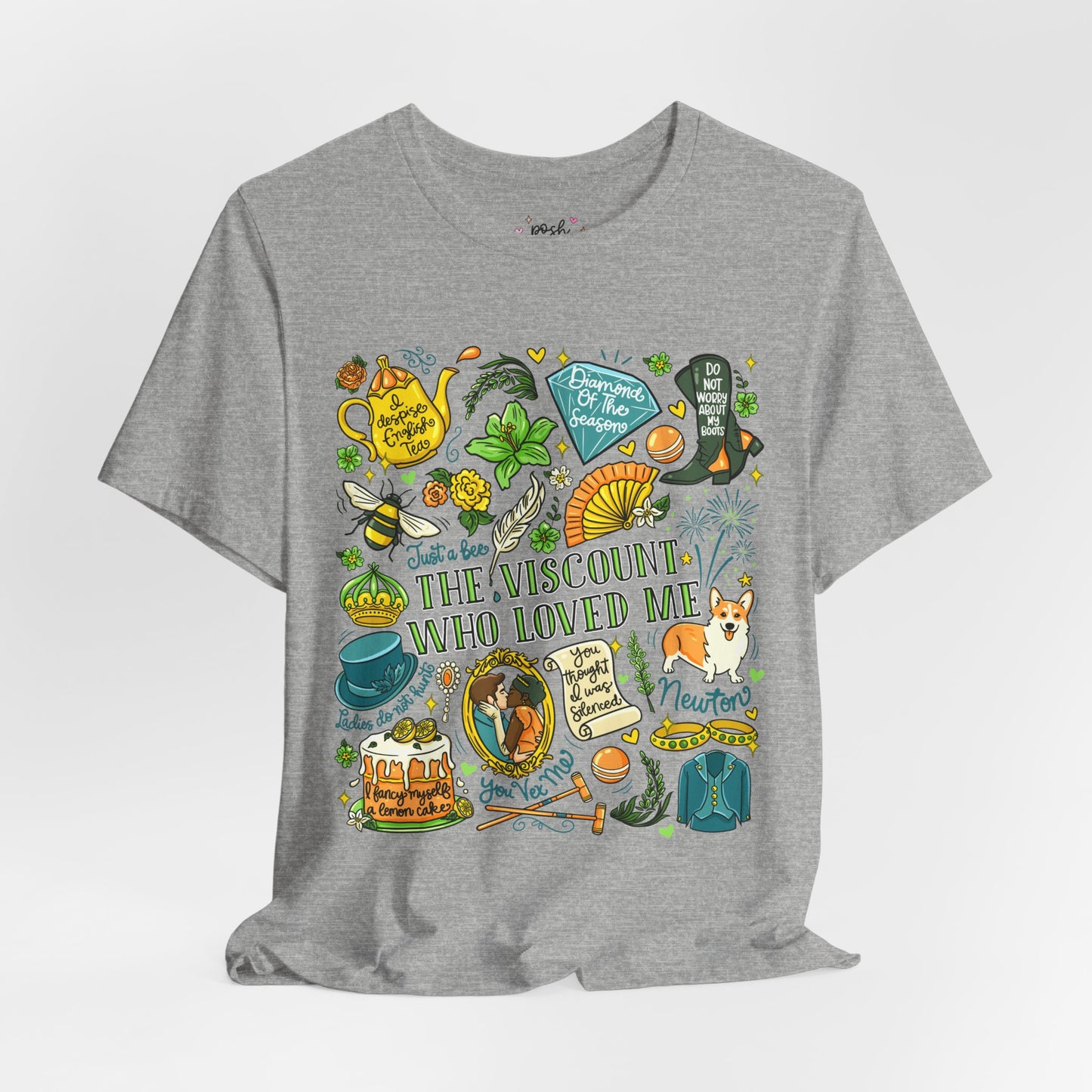 The Viscount Who Loved Me T-Shirt | Graphic Tee | Bookish Merch |