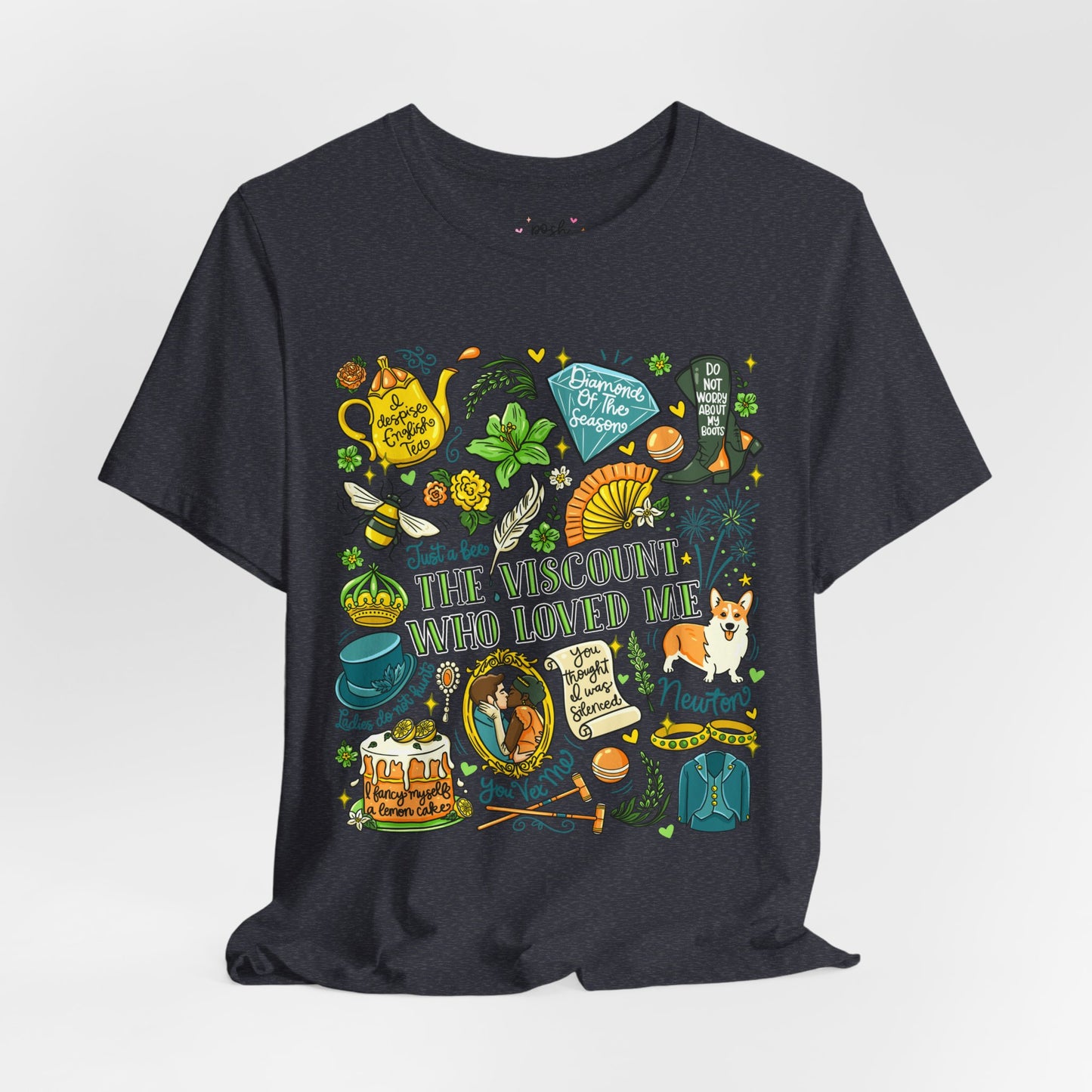 The Viscount Who Loved Me T-Shirt | Graphic Tee | Bookish Merch |
