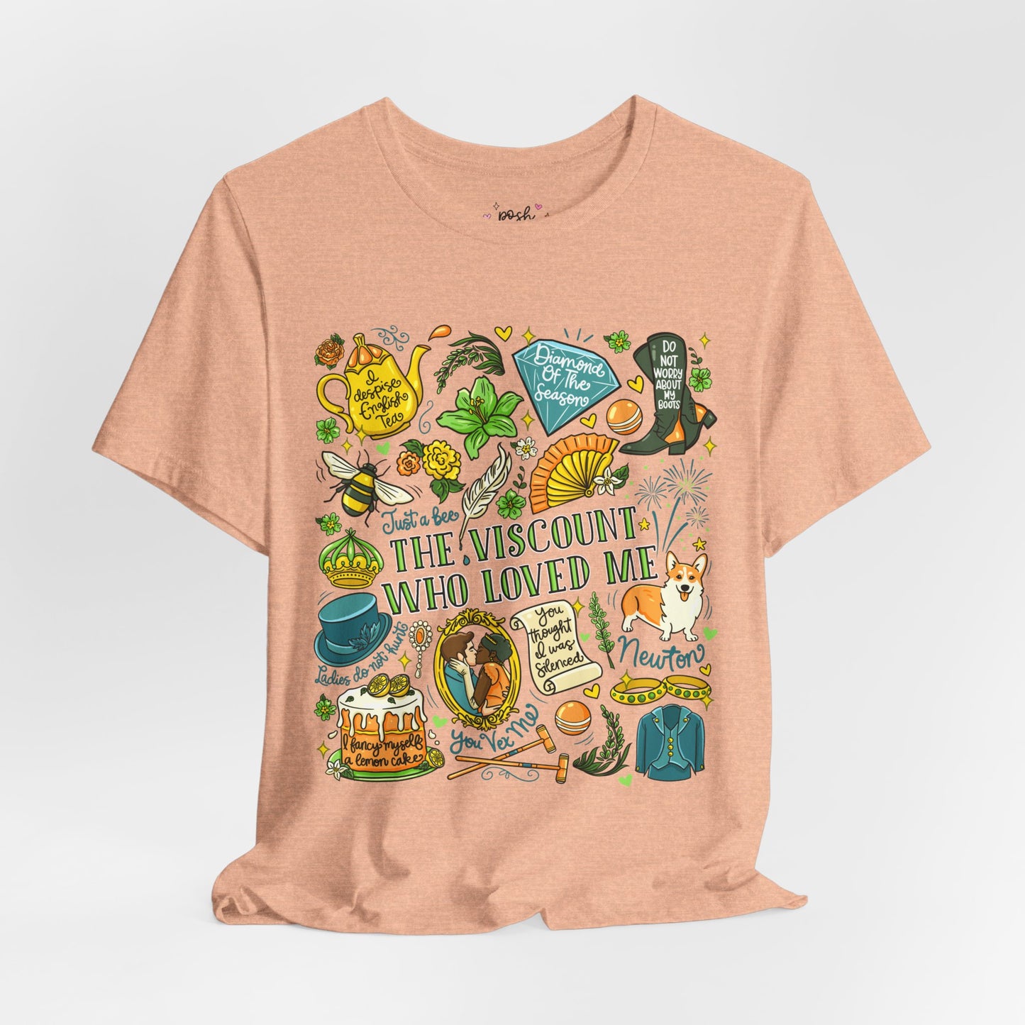 The Viscount Who Loved Me T-Shirt | Graphic Tee | Bookish Merch |