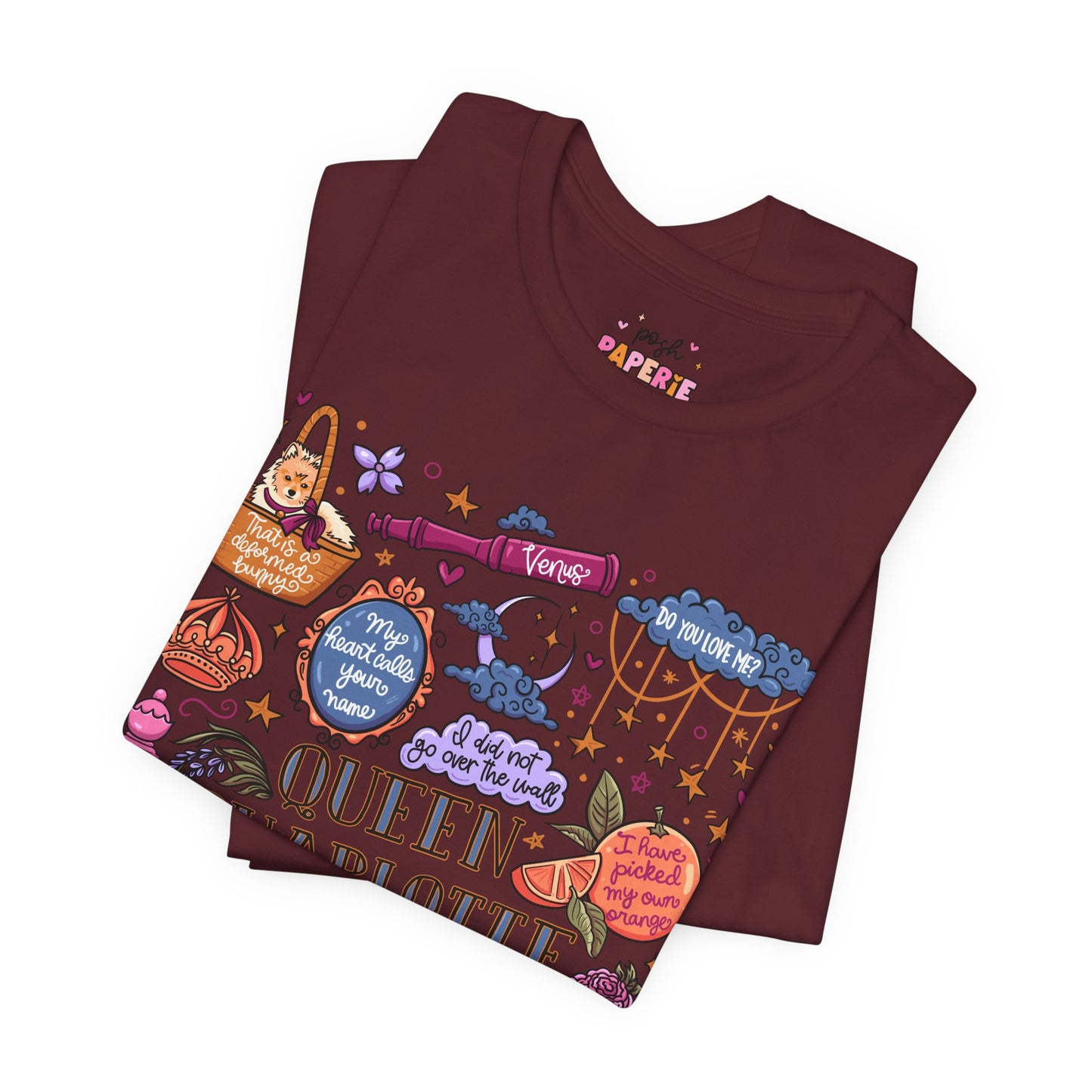 Queen Charlotte T-Shirt | Graphic Tee | Bookish Merch |