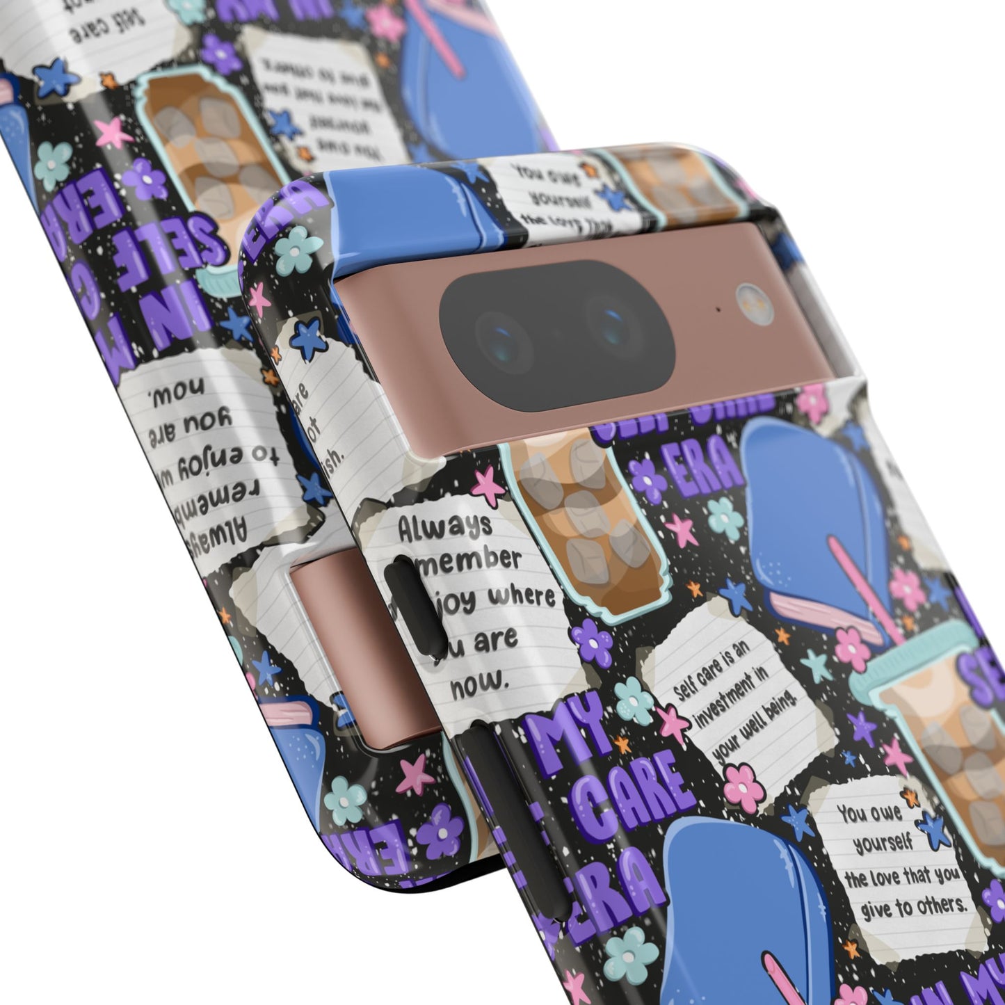 Self Care Tough Phone Case | Shockproof | Samsung Case | Google Case | Bookish