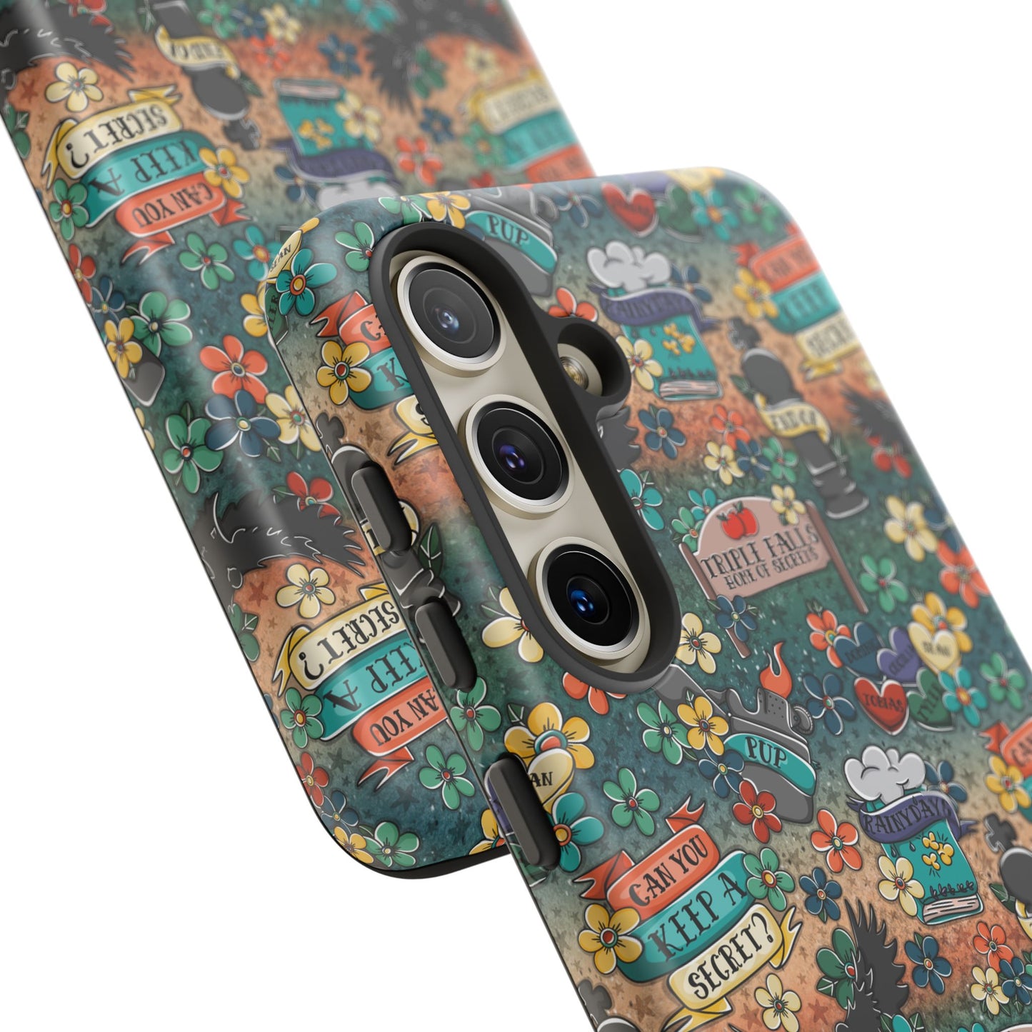 Triple Falls Tough Phone Case | Shockproof | Samsung Case | Google Case | Bookish