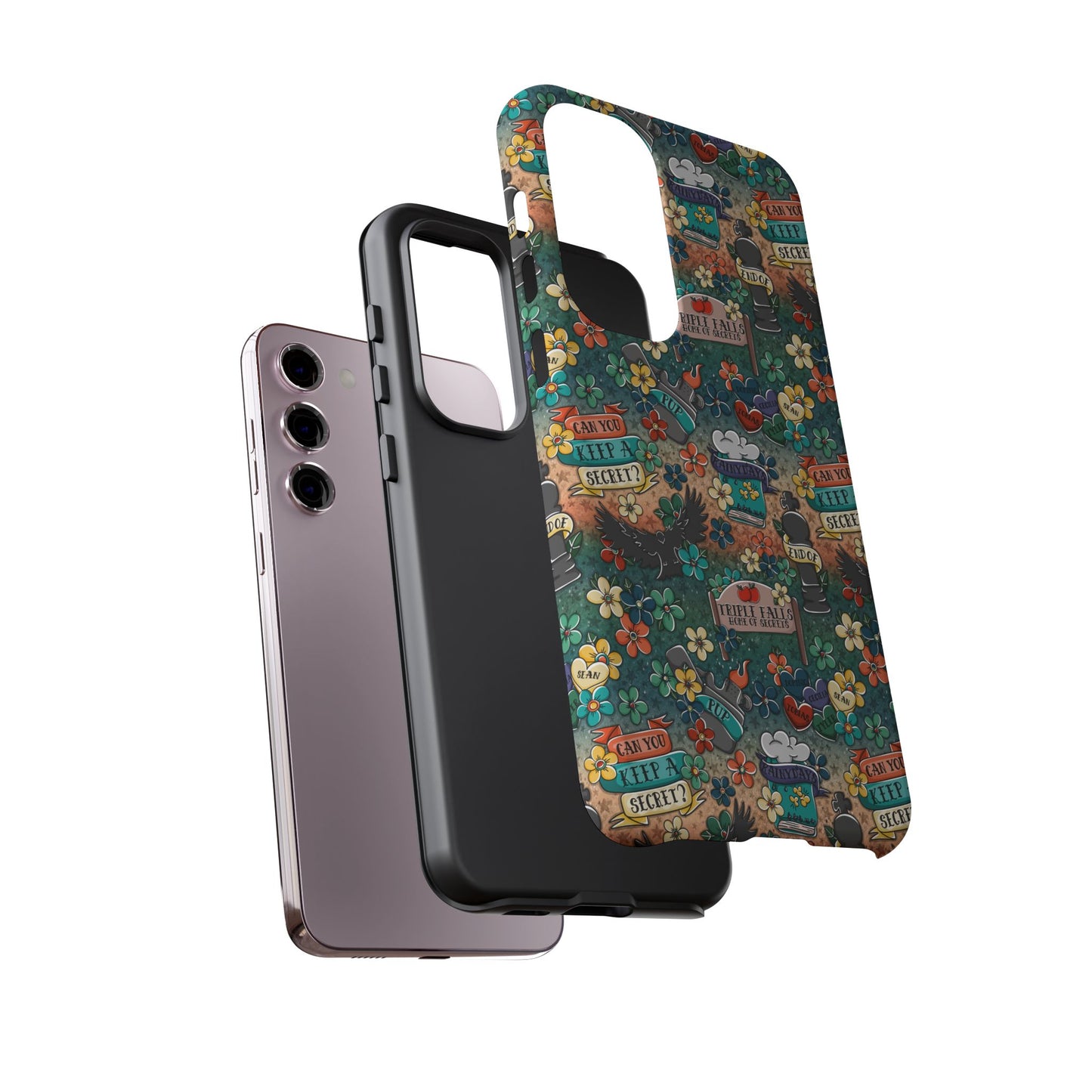 Triple Falls Tough Phone Case | Shockproof | Samsung Case | Google Case | Bookish