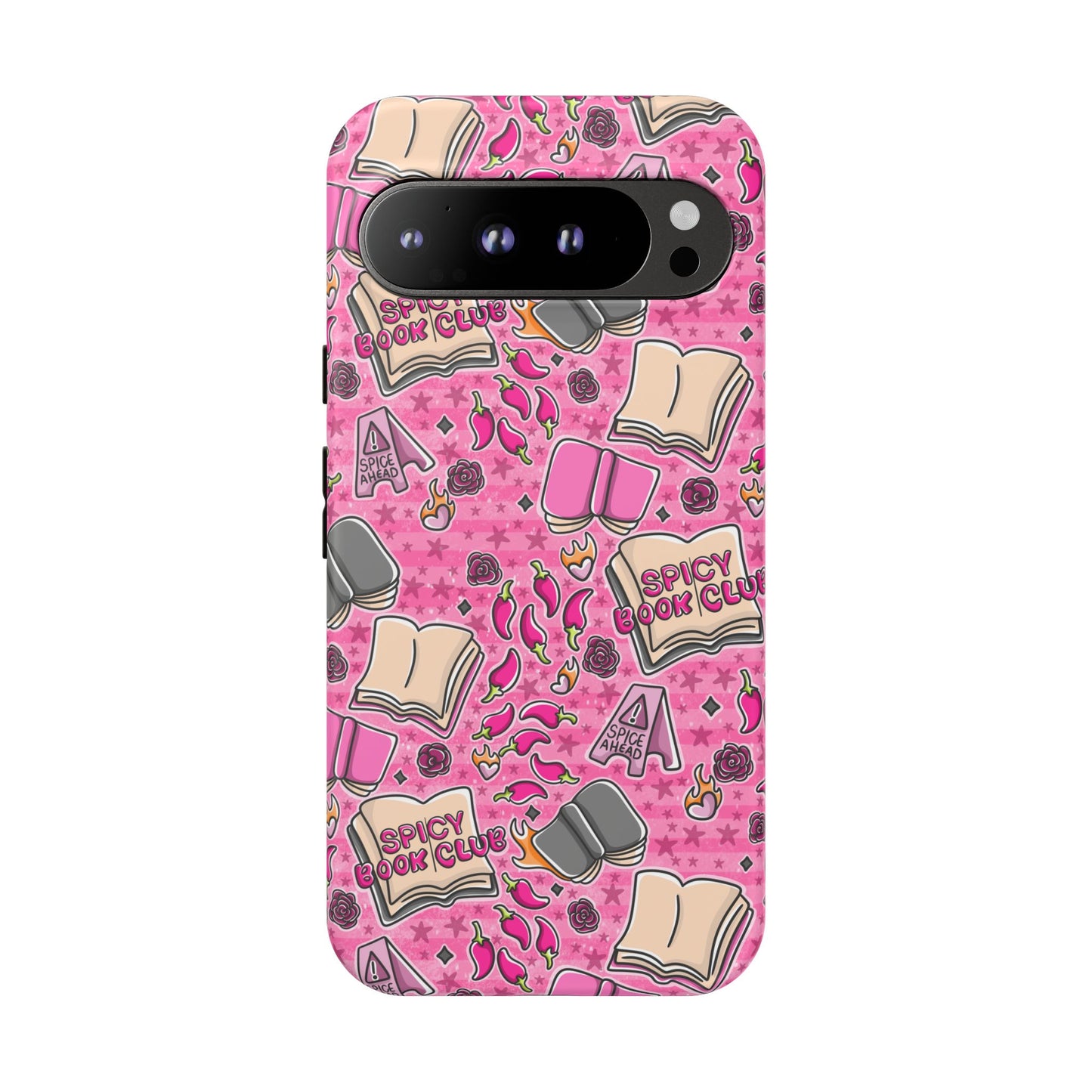 Spicy Book Club Tough Phone Case | Shockproof | Samsung Case | Google Case | Bookish