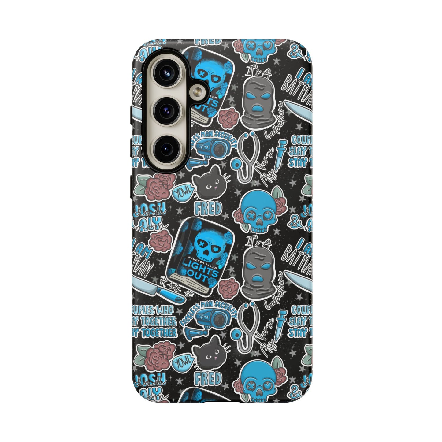 Lights Out Tough Phone Case | Shockproof | Samsung Case | Google Case | Bookish