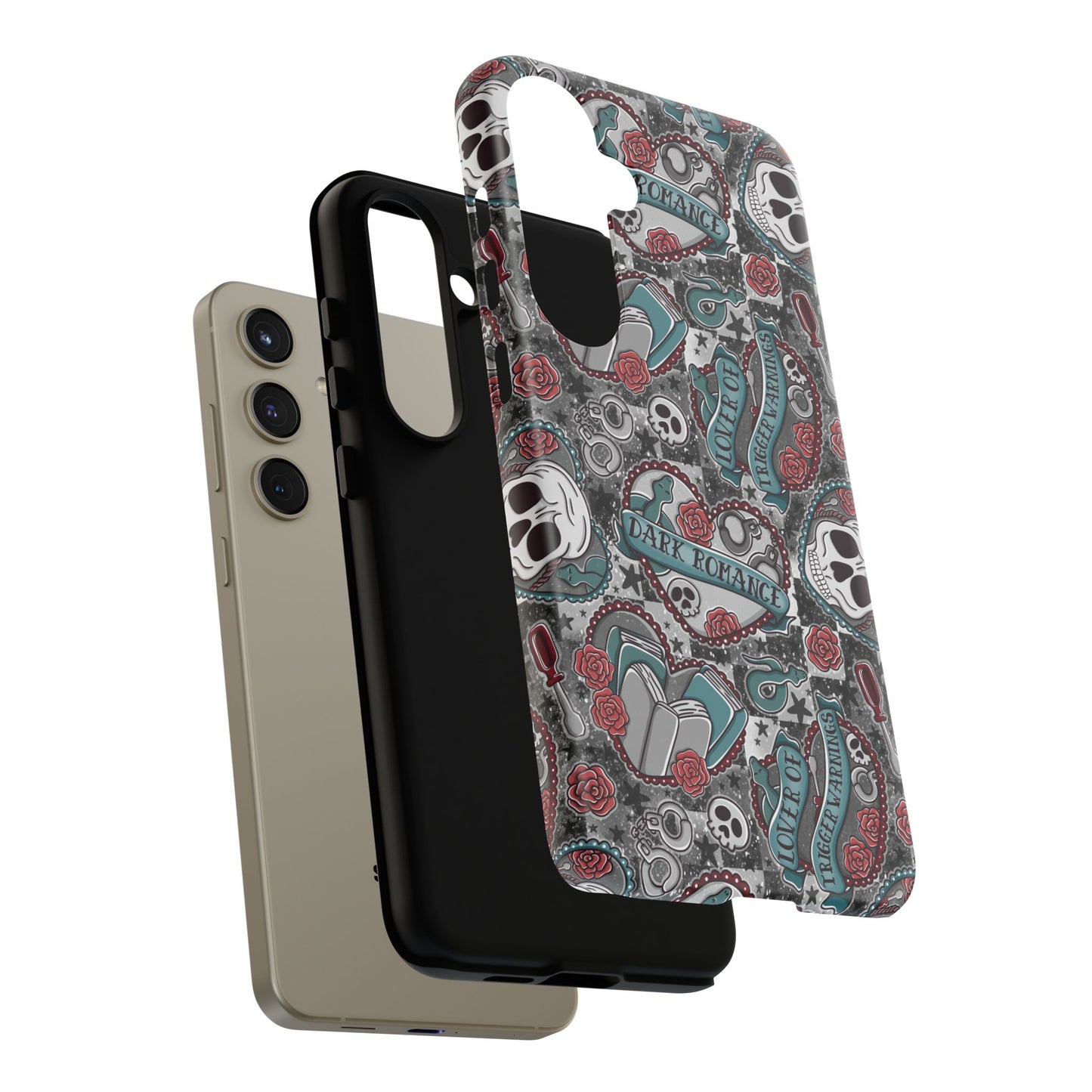 Dark Romance Tough Phone Case | Shockproof | Samsung Case | Google Case | Bookish