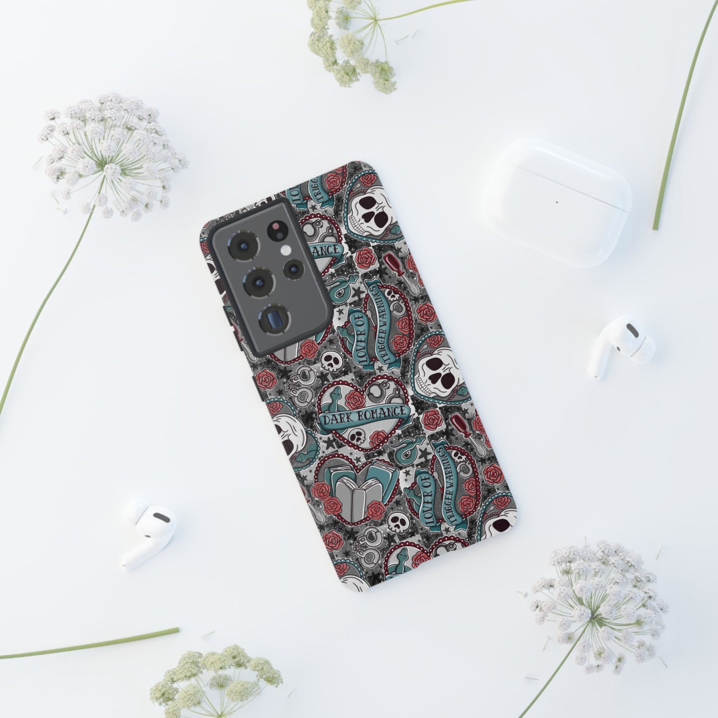 Dark Romance Tough Phone Case | Shockproof | Samsung Case | Google Case | Bookish