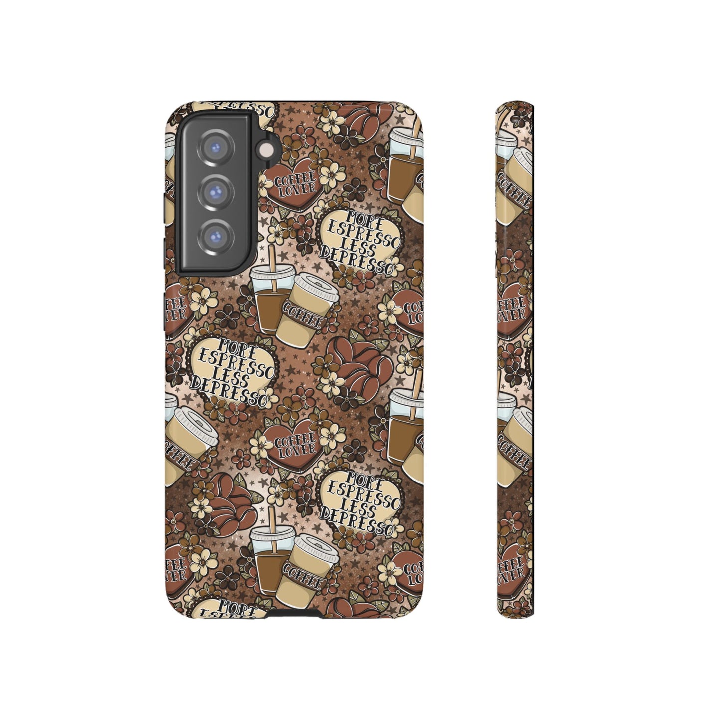 Coffee Lover Tough Phone Case | Shockproof | Samsung Case | Google Case | Iced Coffee