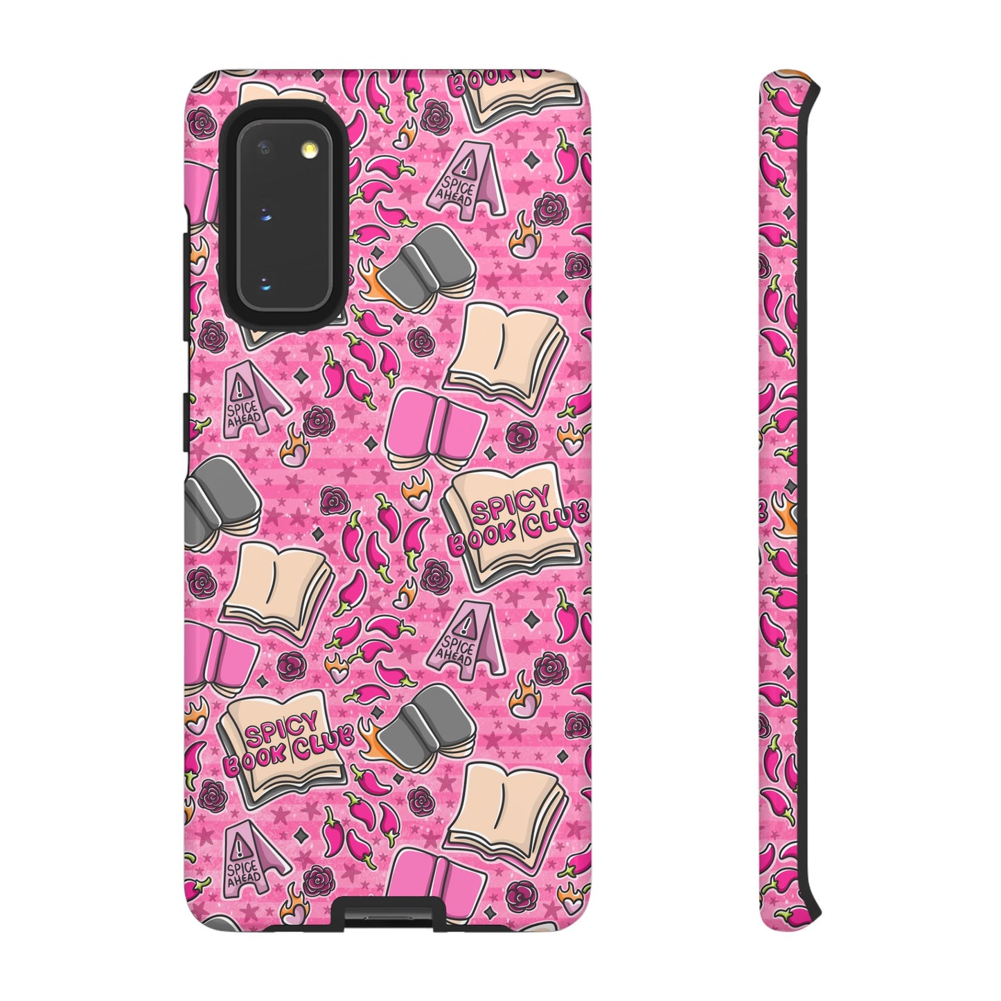 Spicy Book Club Tough Phone Case | Shockproof | Samsung Case | Google Case | Bookish