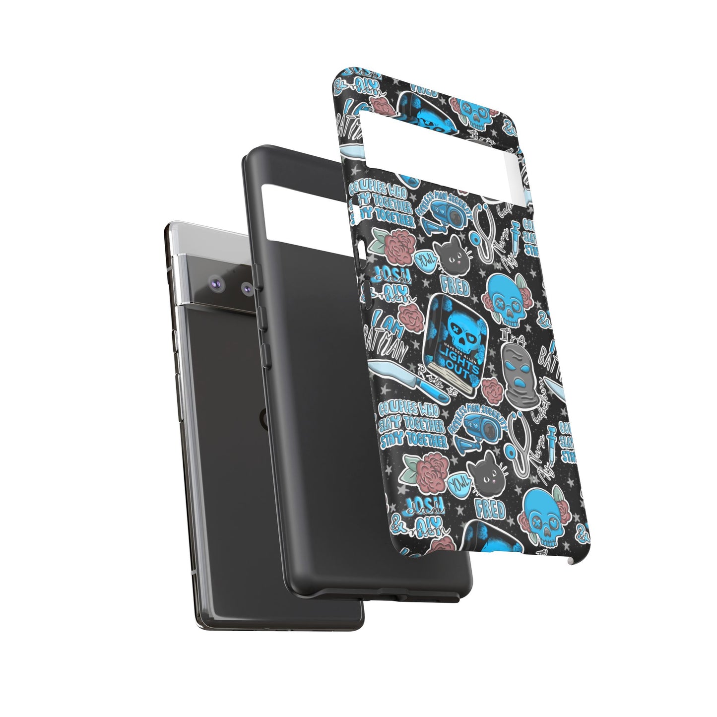 Lights Out Tough Phone Case | Shockproof | Samsung Case | Google Case | Bookish