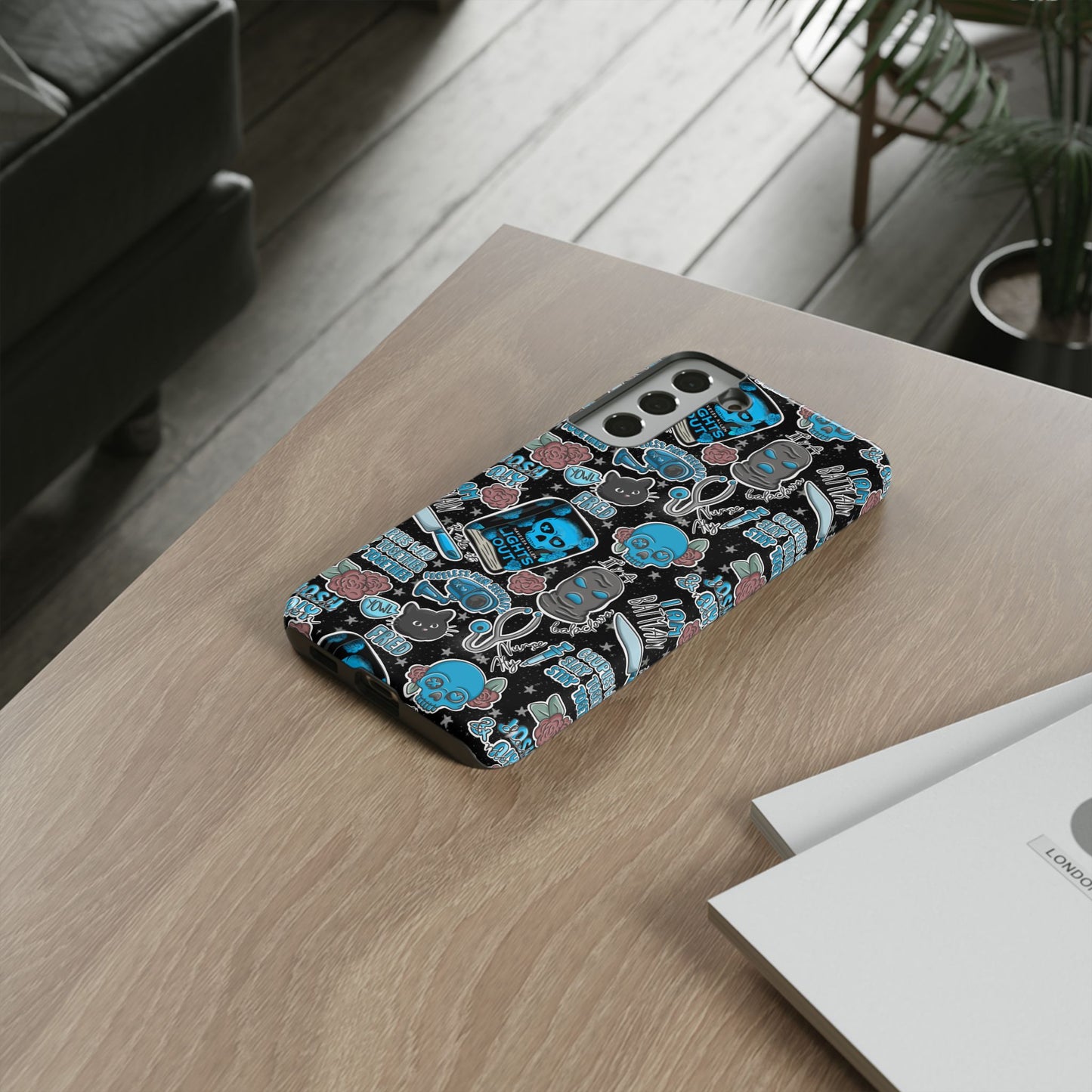 Lights Out Tough Phone Case | Shockproof | Samsung Case | Google Case | Bookish