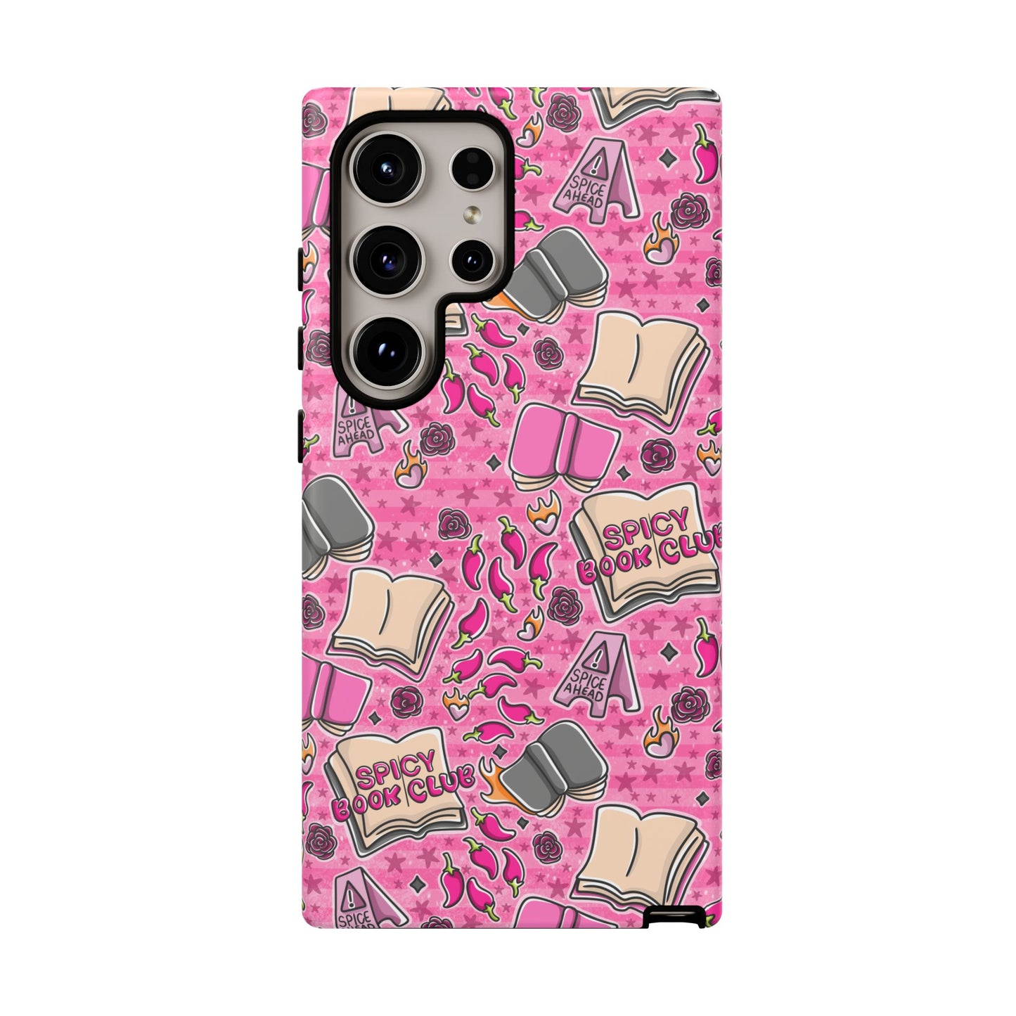 Spicy Book Club Tough Phone Case | Shockproof | Samsung Case | Google Case | Bookish