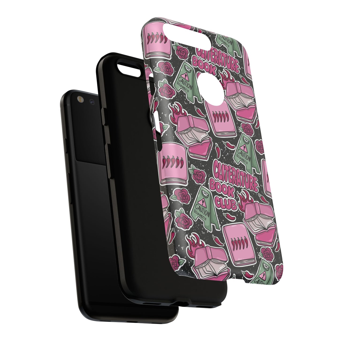 Cliterature Book Club Tough Phone Case | Shockproof | Samsung Case | Google Case | Bookish