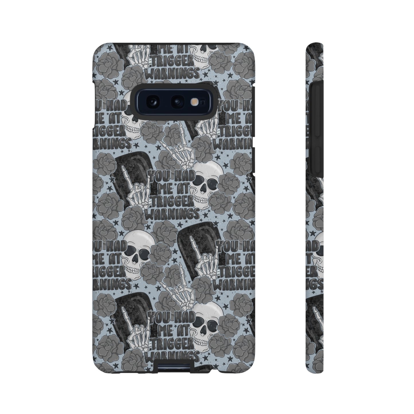 Trigger Warning Tough Phone Case | Shockproof | Samsung Case | Google Case | Bookish