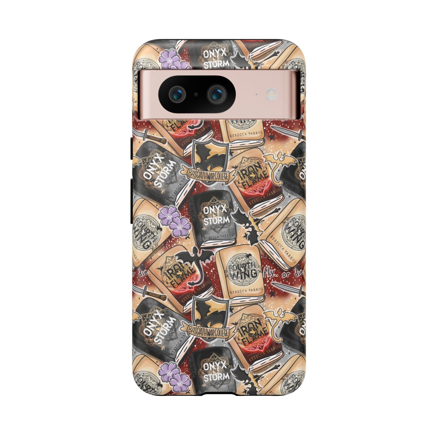 Fourth Wing Tough Phone Case | Shockproof | Samsung Case | Google Case | Bookish
