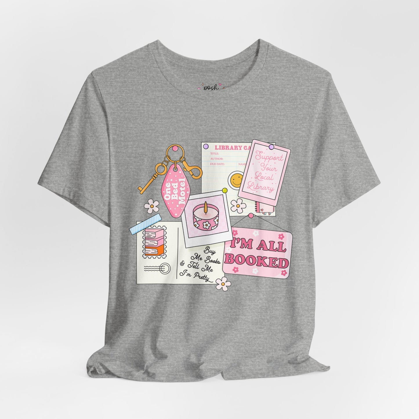 I'm All Booked Shirt | Graphic Tee | Bookish Merch |