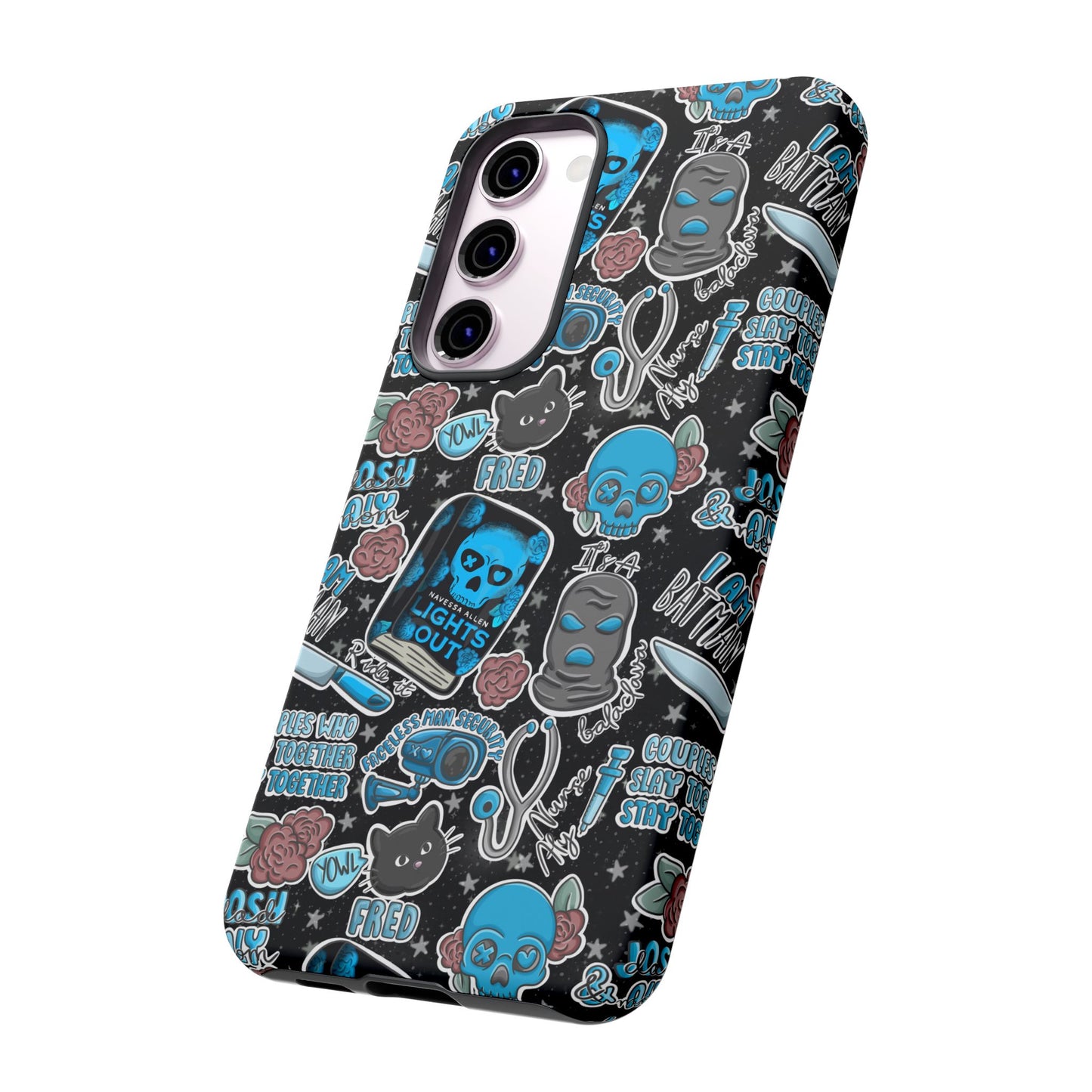 Lights Out Tough Phone Case | Shockproof | Samsung Case | Google Case | Bookish