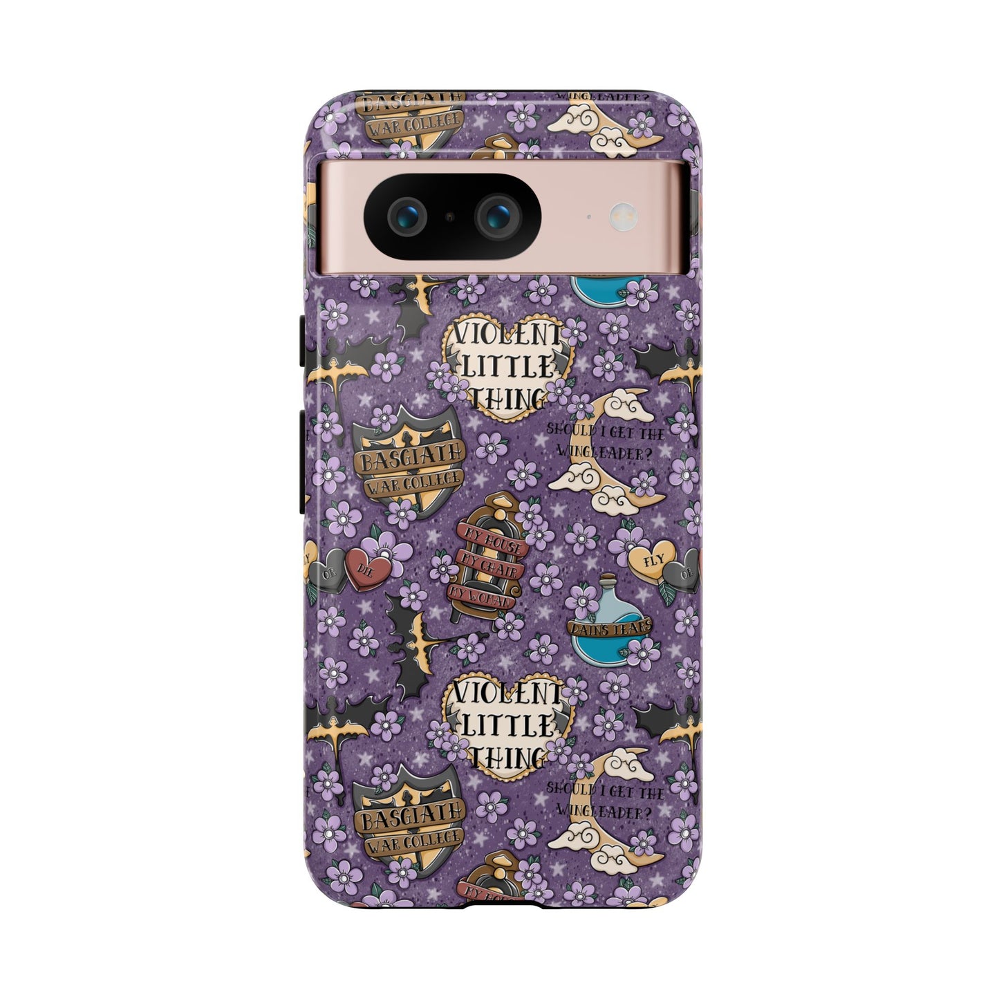 Violent Little Thing Tough Phone Case | Shockproof | Samsung Case | Google Case | Bookish