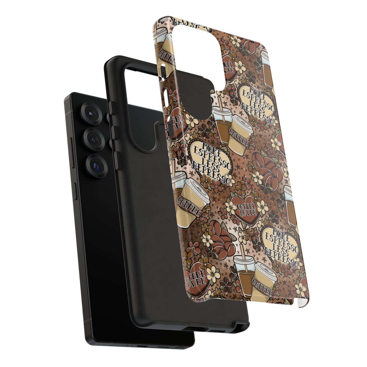 Coffee Lover Tough Phone Case | Shockproof | Samsung Case | Google Case | Iced Coffee