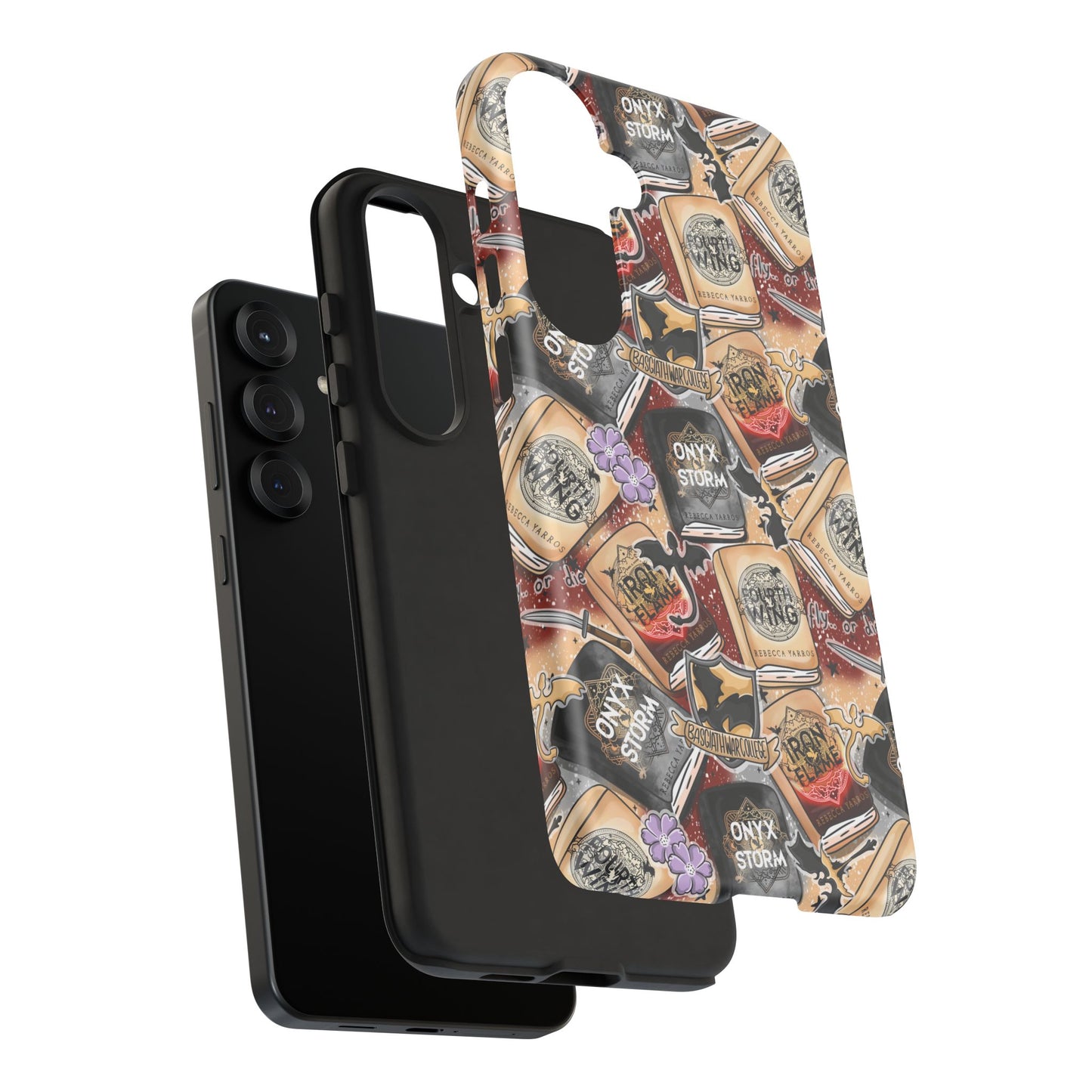Fourth Wing Tough Phone Case | Shockproof | Samsung Case | Google Case | Bookish