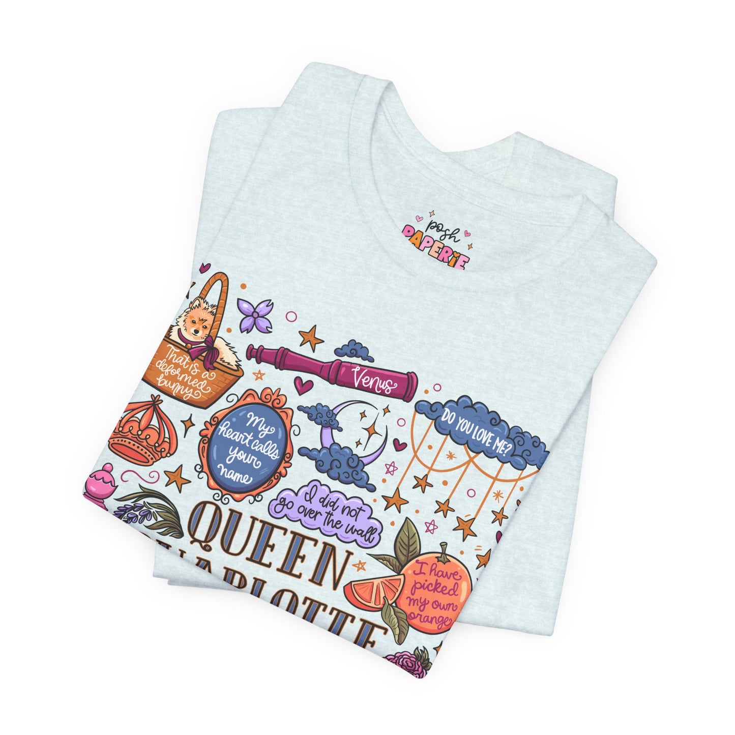 Queen Charlotte T-Shirt | Graphic Tee | Bookish Merch |